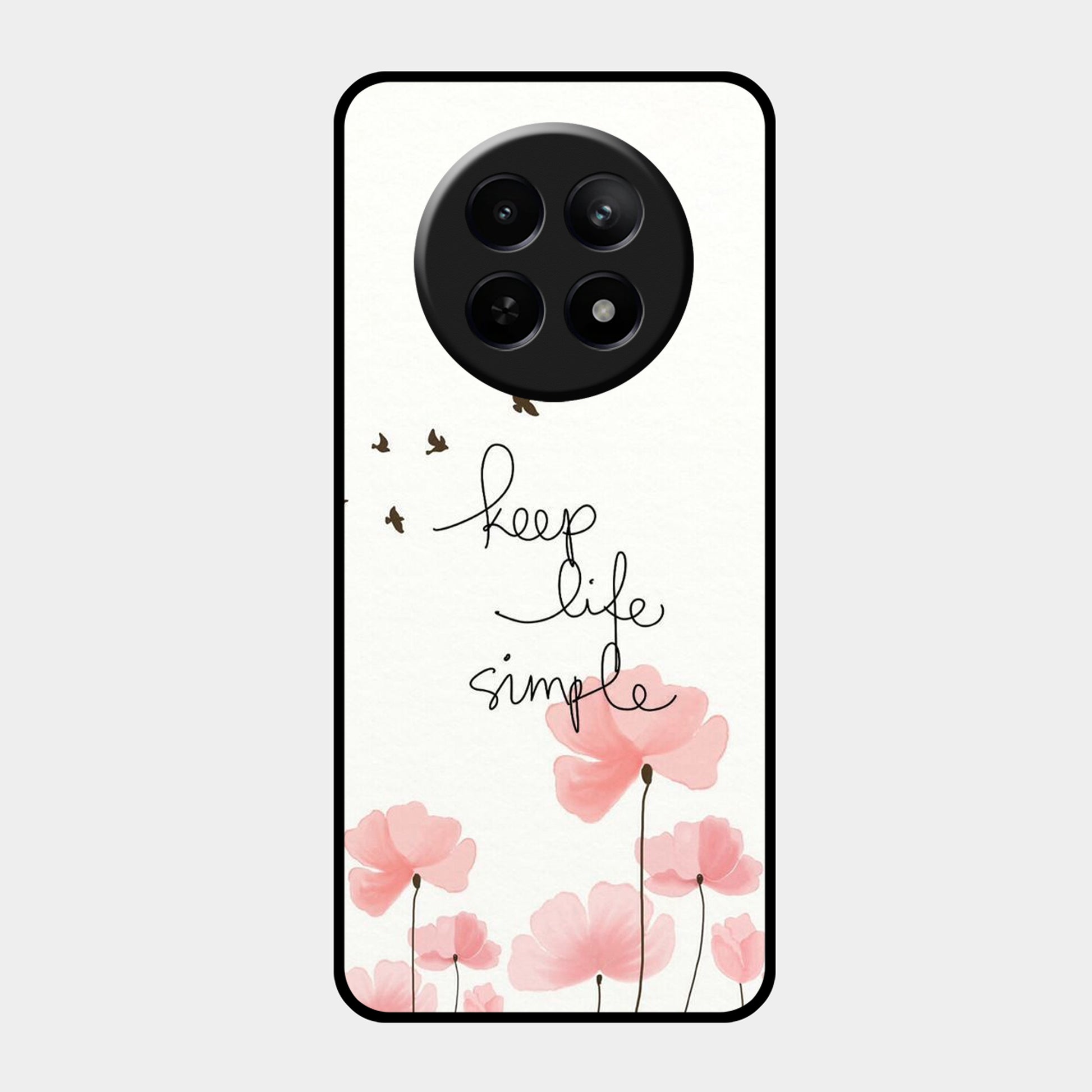 Keep Life Simple Glossy Metal Case Cover For Realme ShopOnCliQ