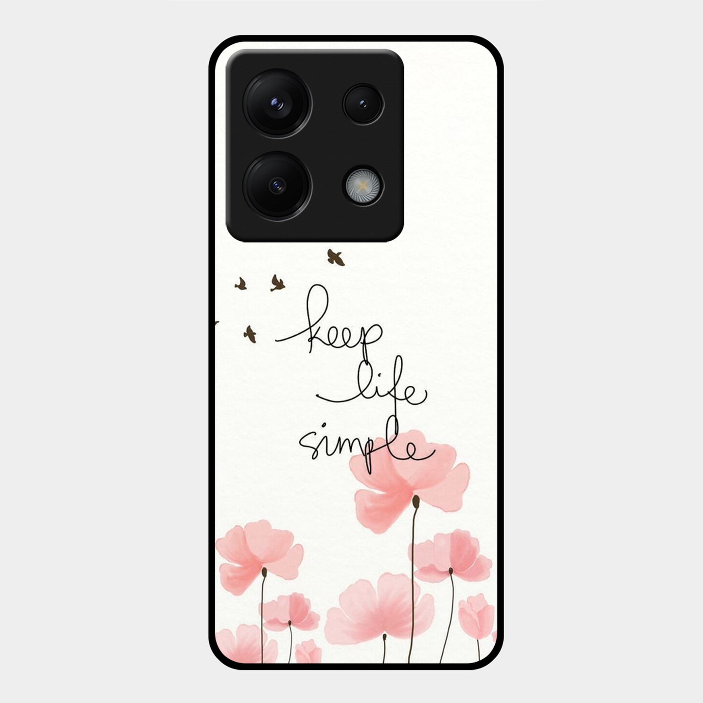 Keep Life Simple Glossy Metal Case Cover For Redmi ShopOnCliQ