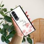 Keep Life Simple Glossy Metal Case Cover For Samsung - ShopOnCliQ