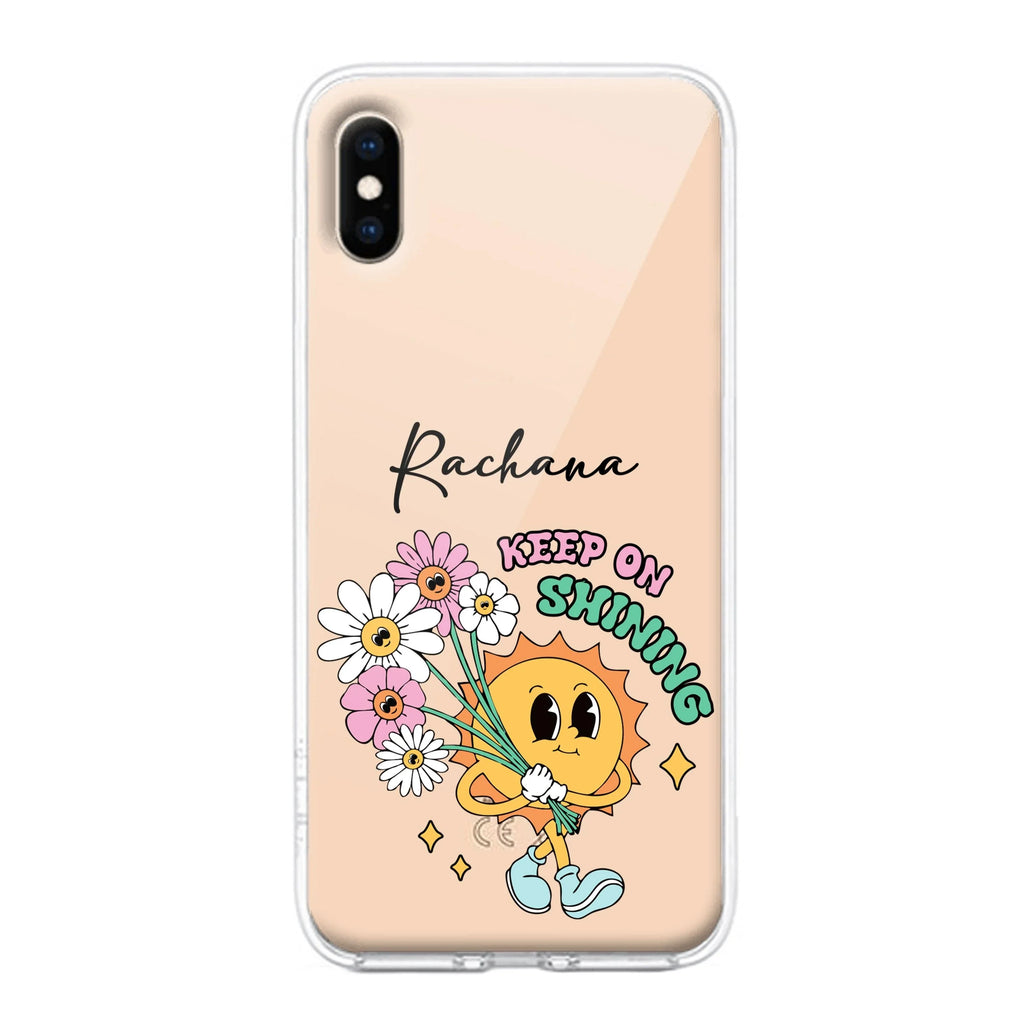 Keep Shining Customize Transparent Silicon Case For IPhone