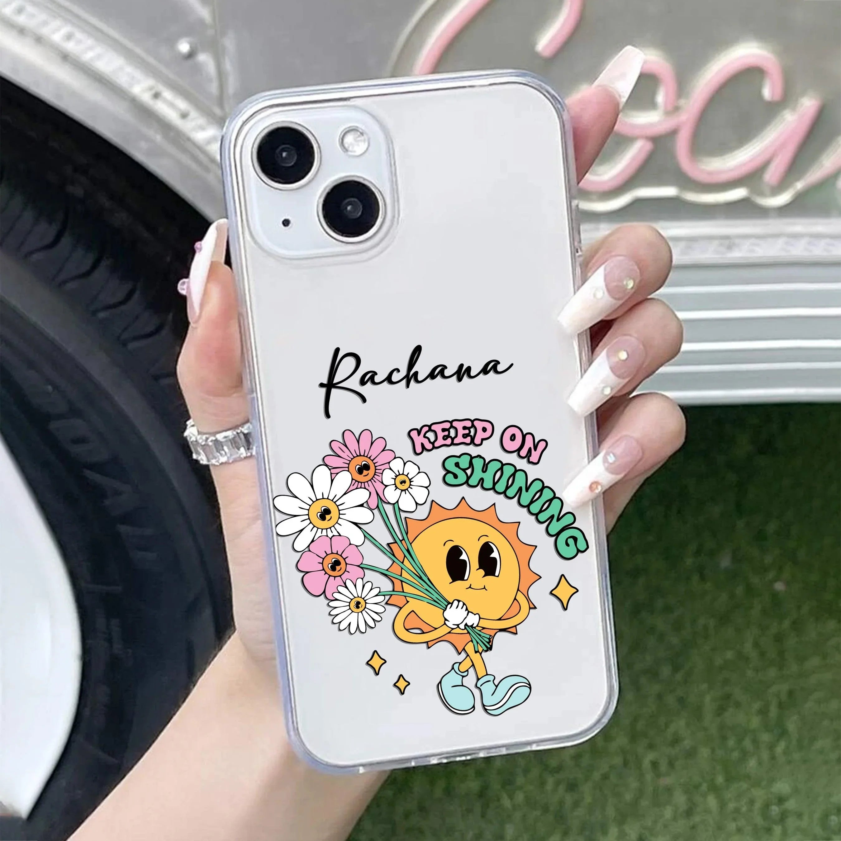 Keep Shining Customize Transparent Silicon Case For IPhone