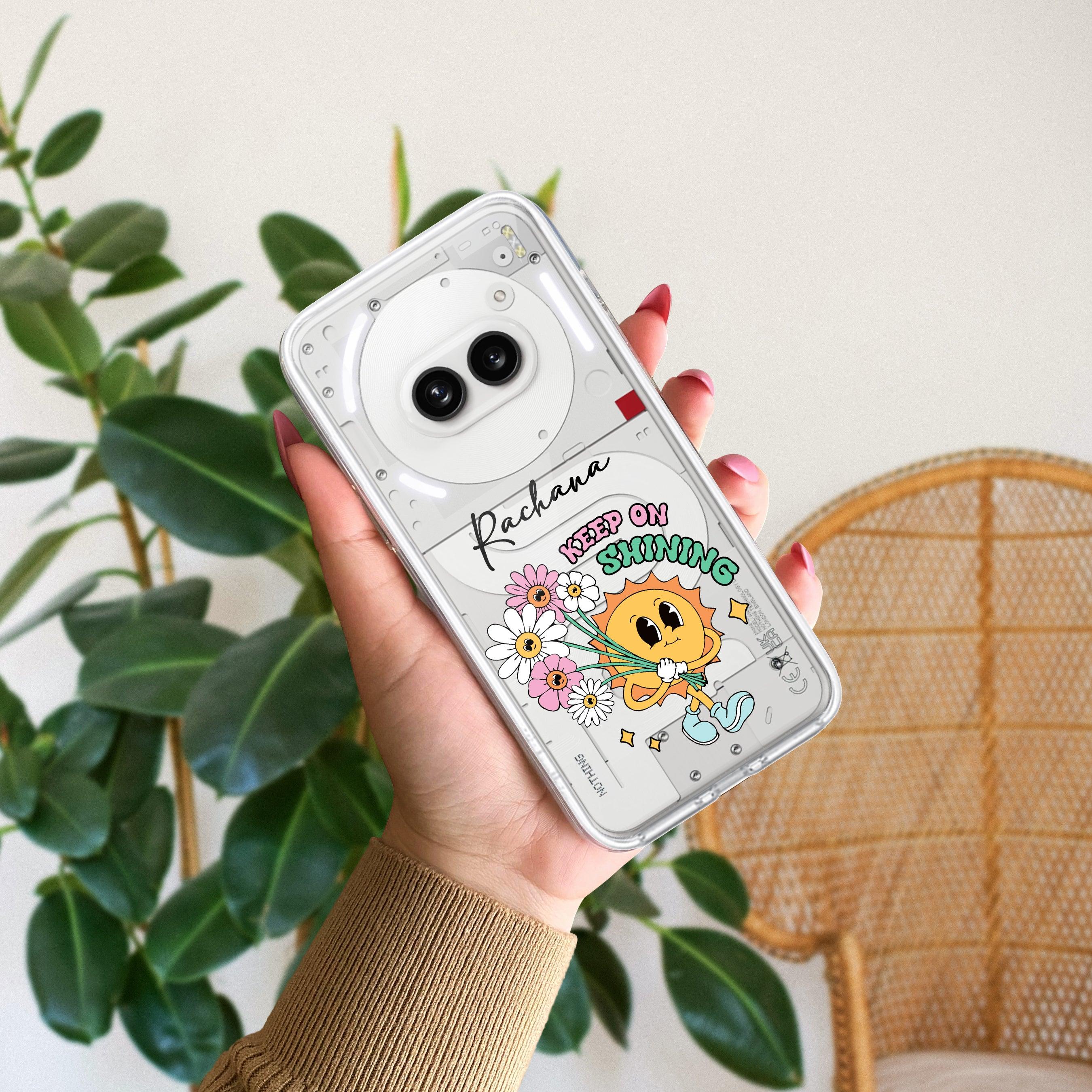 Keep Shining Customize Transparent Silicon Case For Nothing - ShopOnCliQ