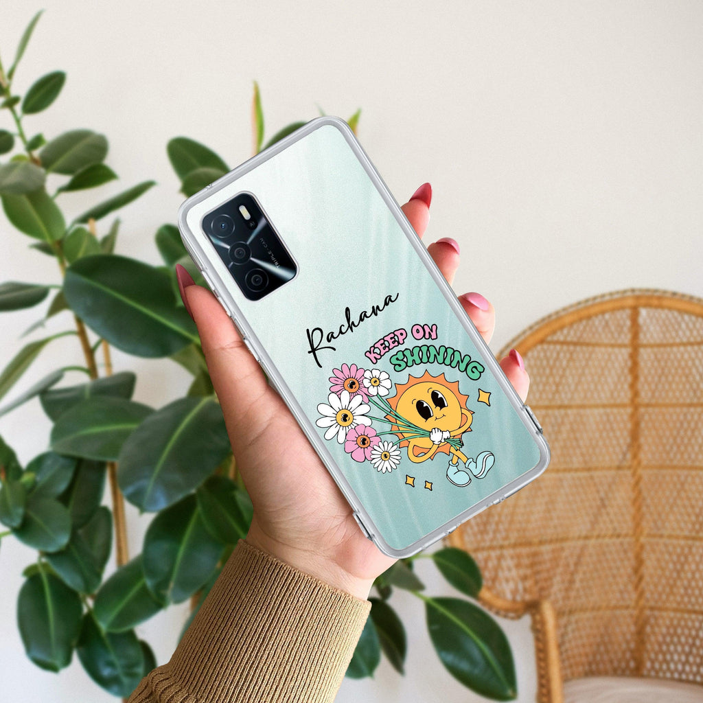 Keep Shining Customize Anti Yellow Case For Oppo A16