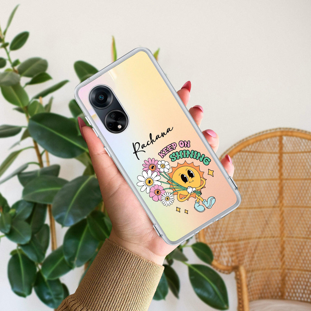 Keep Shining Customize Anti Yellow Case For Oppo Reno 8T 5G