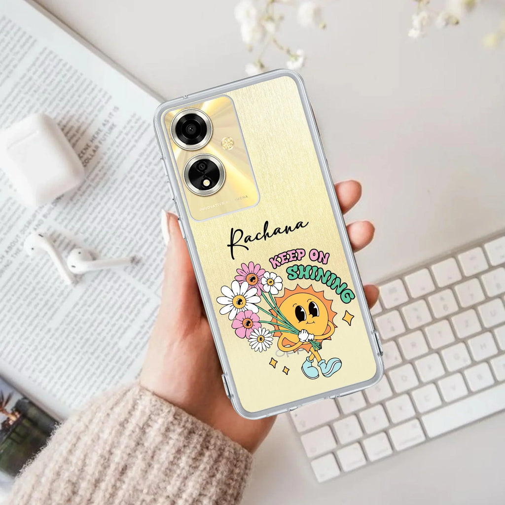 Keep Shining Customize Anti Yellow Case For Oppo A59 5G