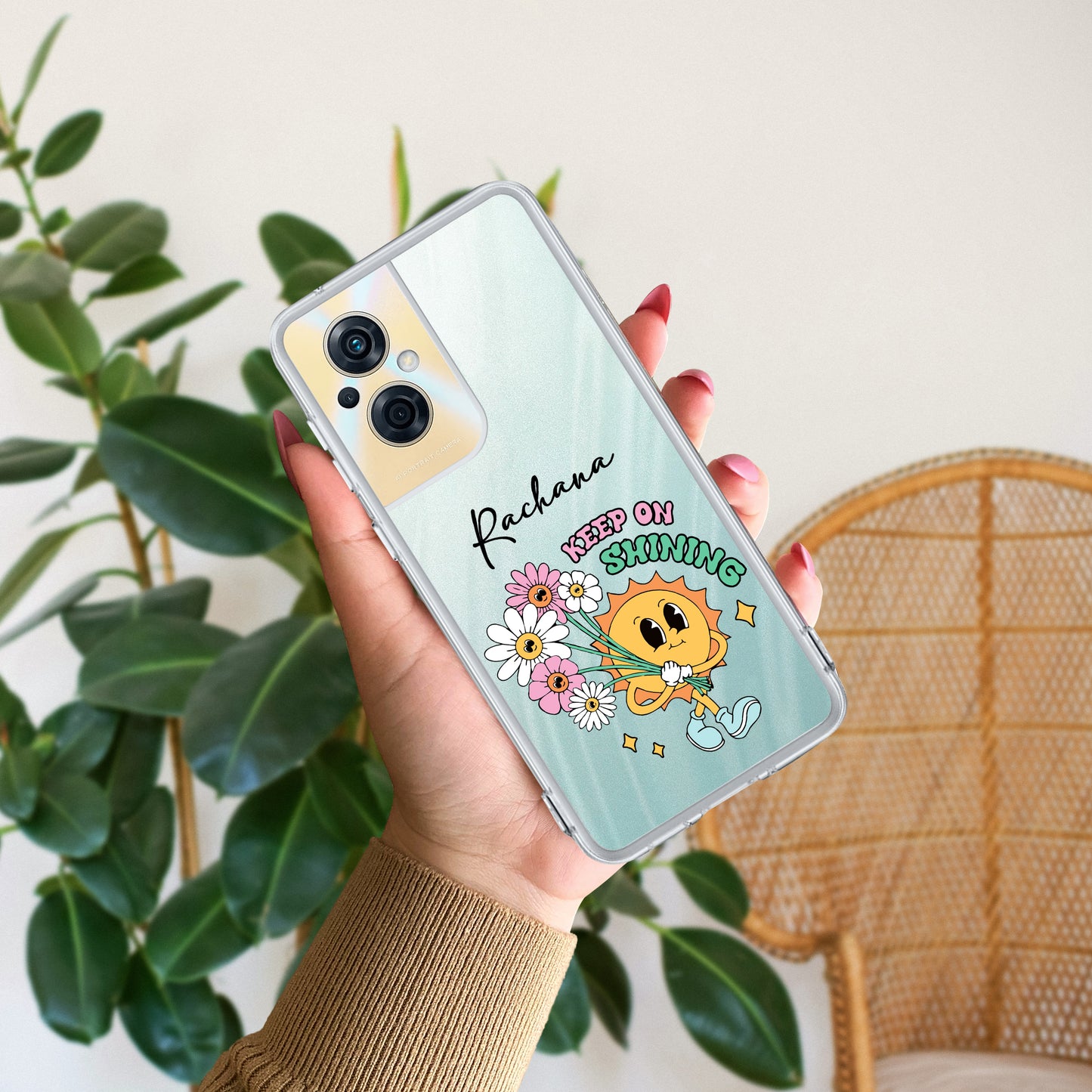 Keep Shining Customize Transparent Silicon Case For Oppo ShopOnCliQ