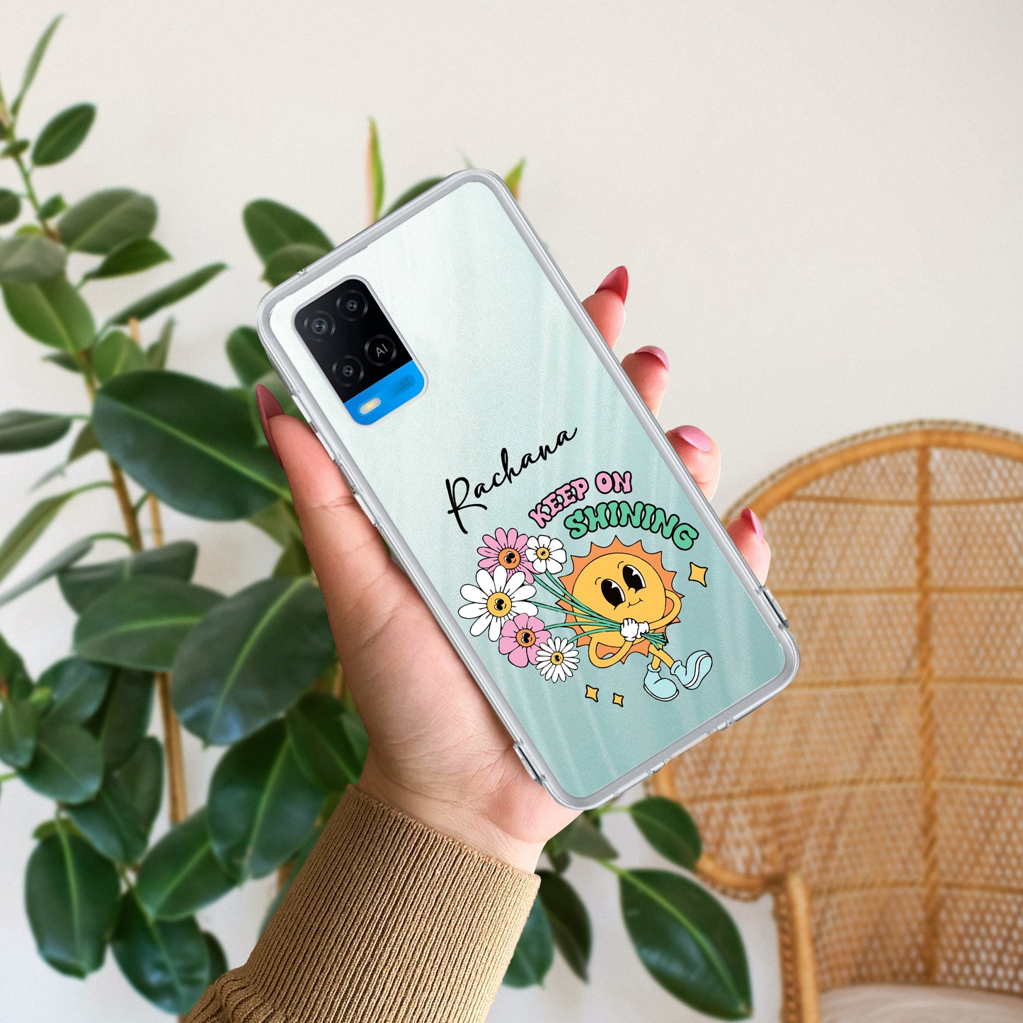 Keep Shining Customize Transparent Silicon Case For Oppo ShopOnCliQ