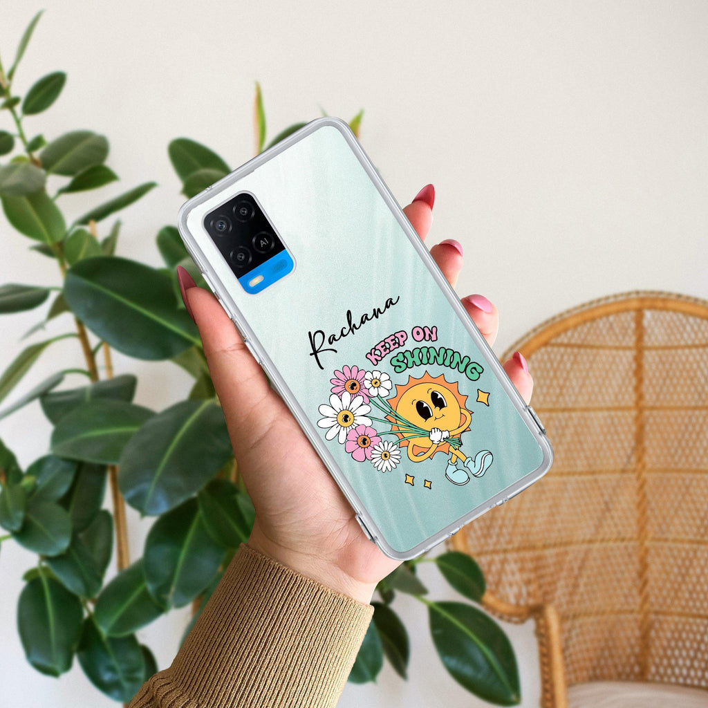 Keep Shining Customize Anti Yellow Case For Oppo A54