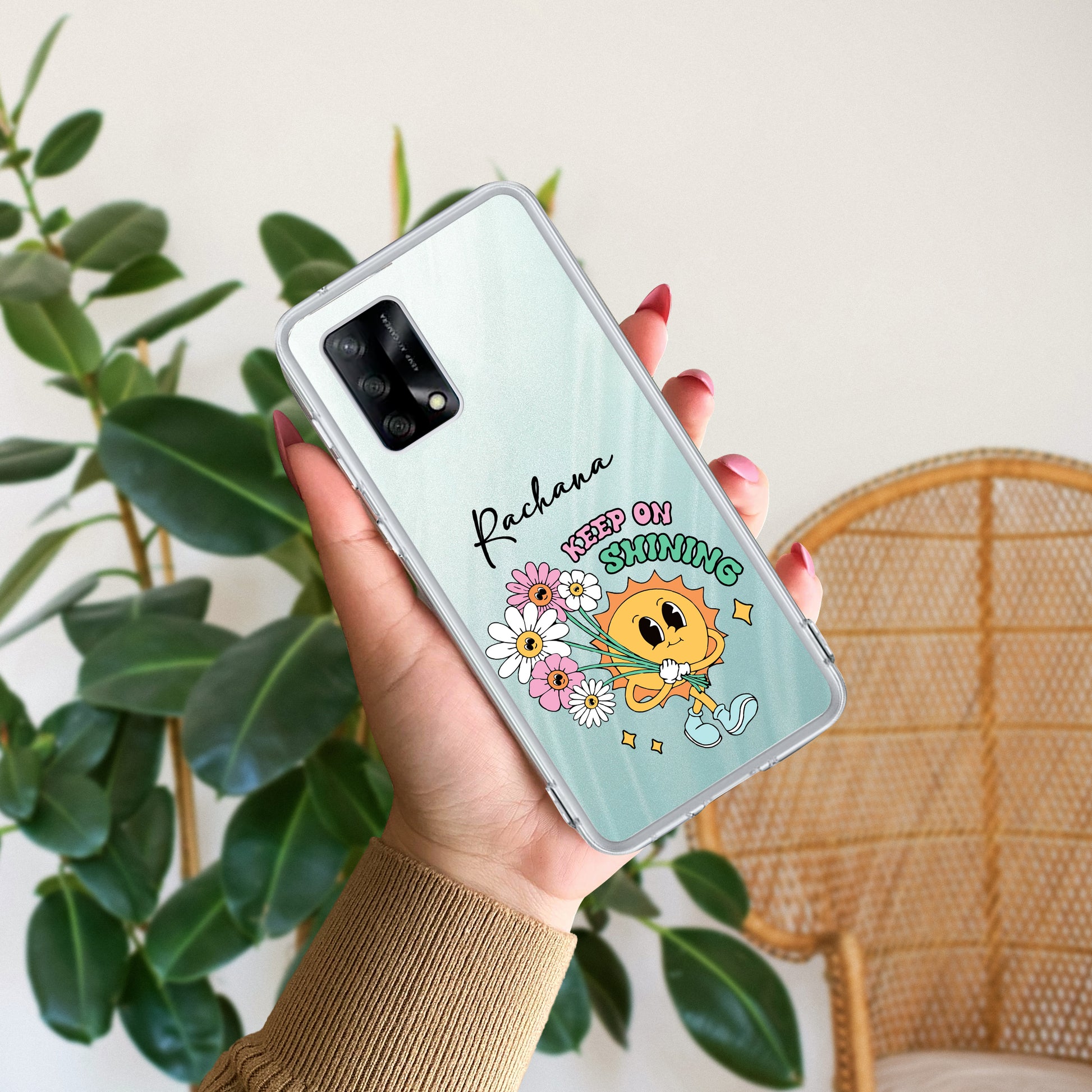 Keep Shining Customize Transparent Silicon Case For Oppo ShopOnCliQ