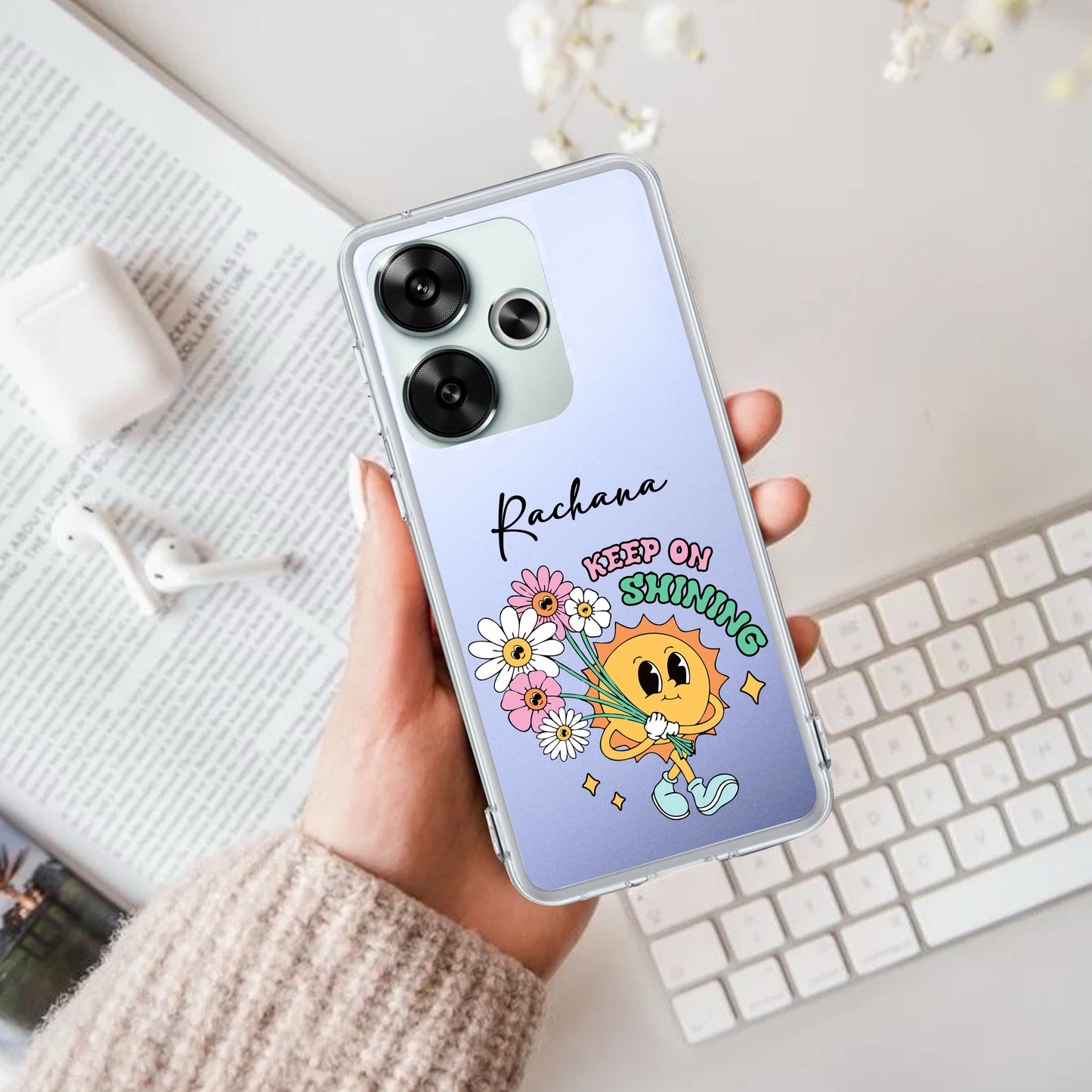 Keep Shining Customize Transparent Silicon Case For Poco ShopOnCliQ