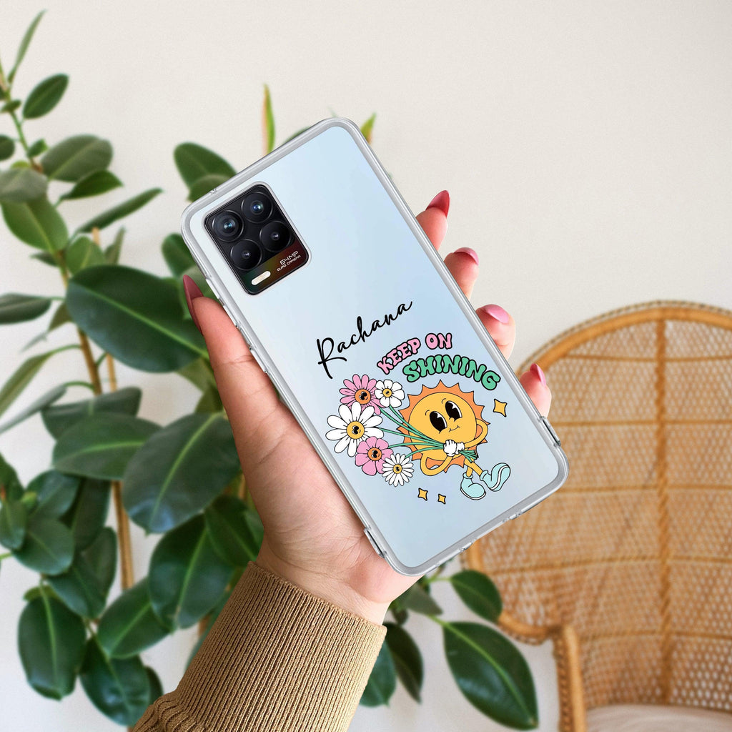 Keep Shining Customize Anti Yelllow Case For Realme 8 4G / Realme 8 Pro