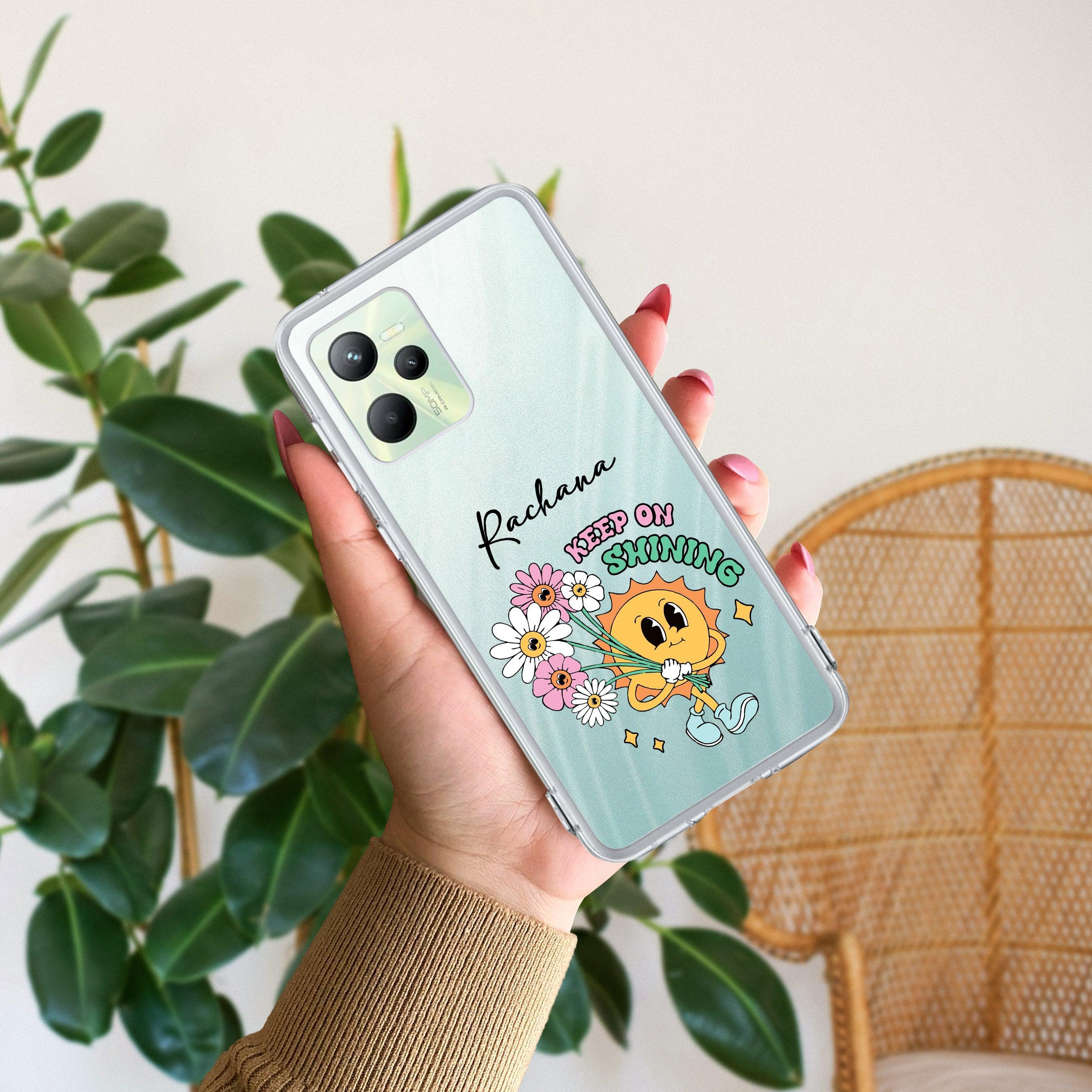 Keep Shining Customize Anti Yelllow Case For Realme C35 / Realme Narzo 50A Prime