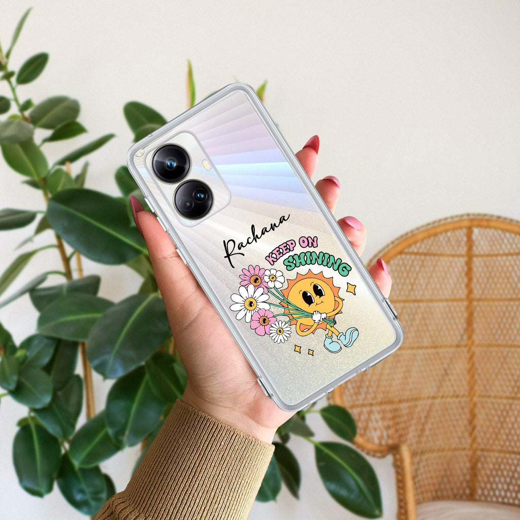 Keep Shining Customize Transparent Silicon Case For Realme Narzo 60 5G
