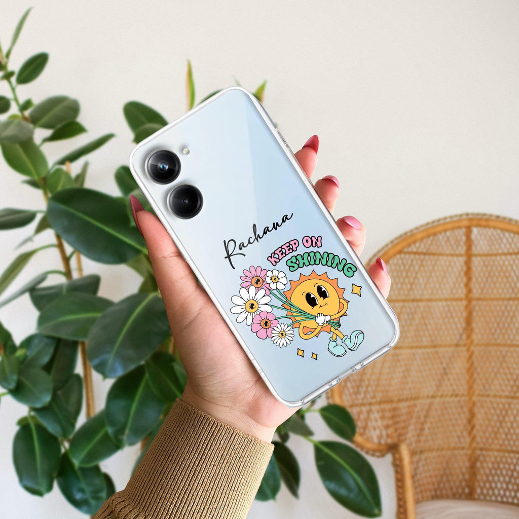 Keep Shining Customize Transparent Silicon Case For Realme P3 Pro 5G