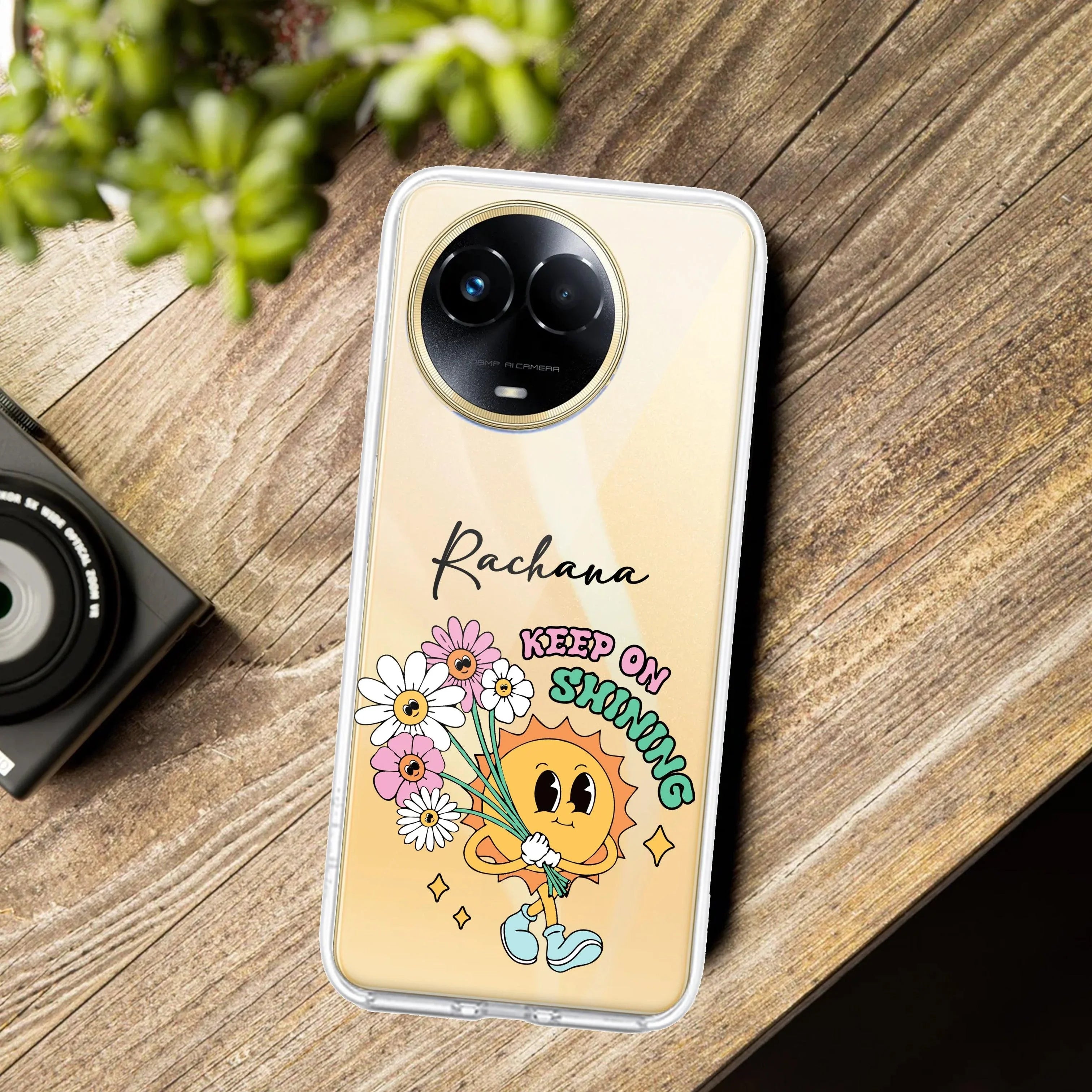 Keep Shining Customize Anti Yelllow Case For Realme 11 5G