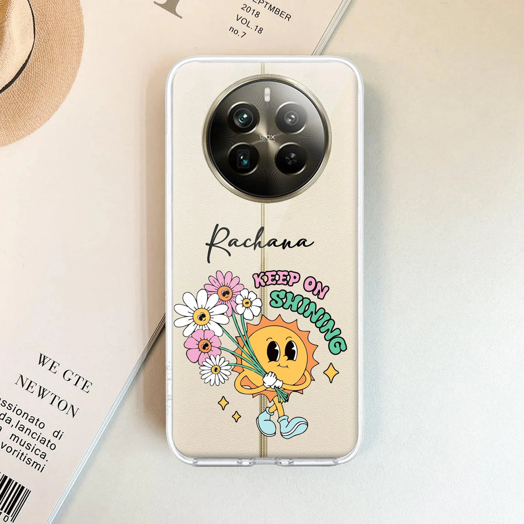 Keep Shining Customize Transparent Silicon Case For Realme 10 4G