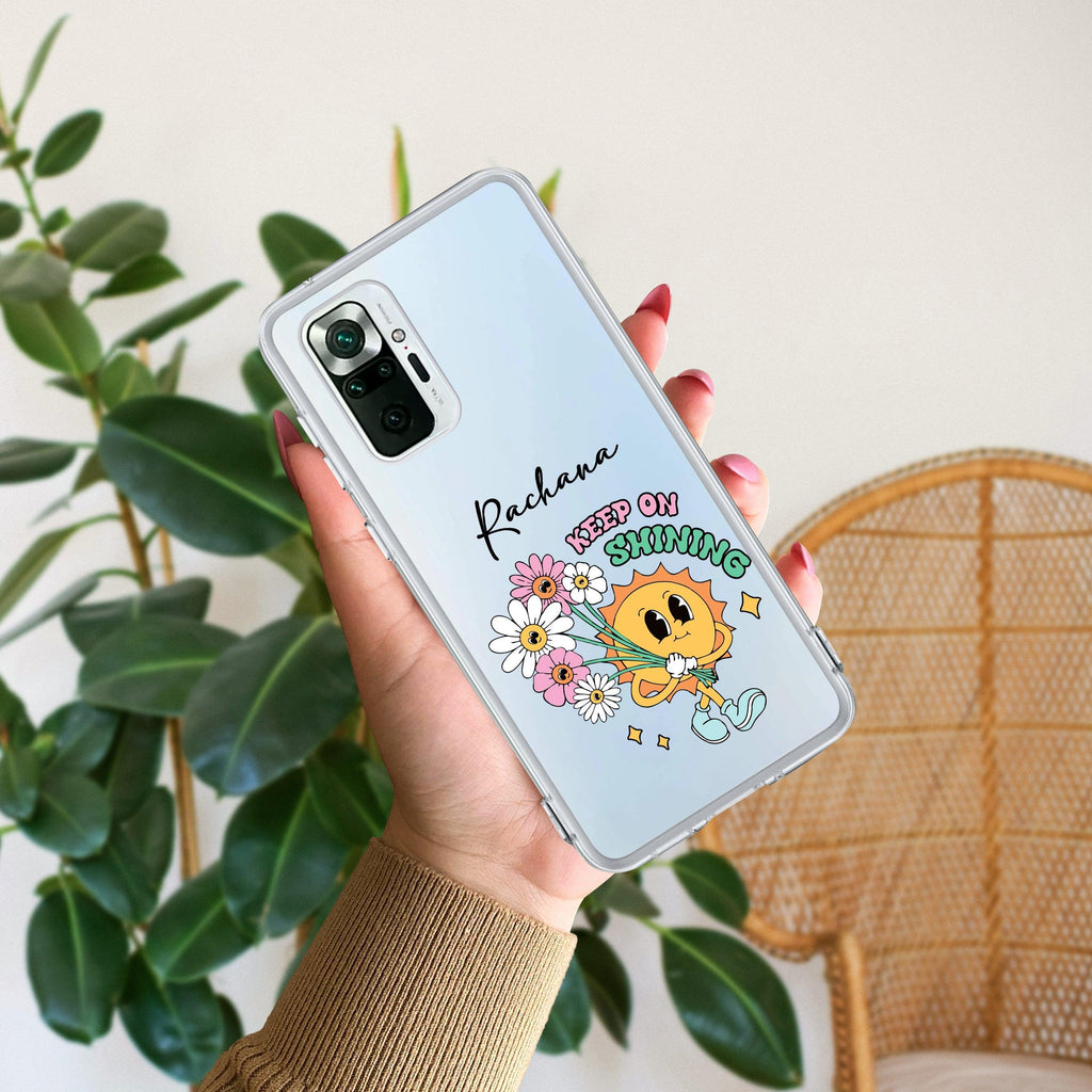 Keep Shining Customize Transparent Silicon Case For Redmi Note 11T 5G