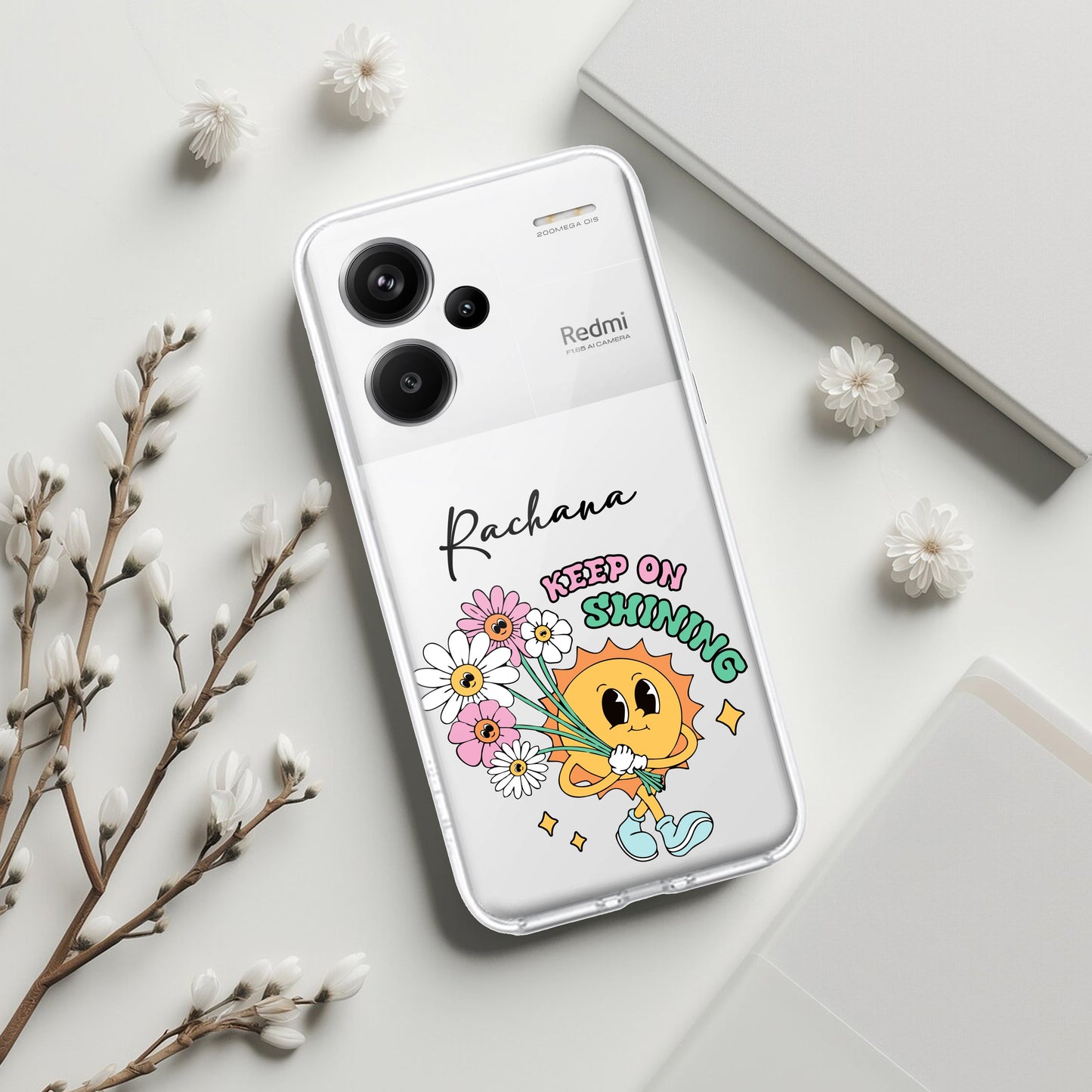 Keep Shining Customize Transparent Silicon Case For Redmi/Xiaomi - ShopOnCliQ