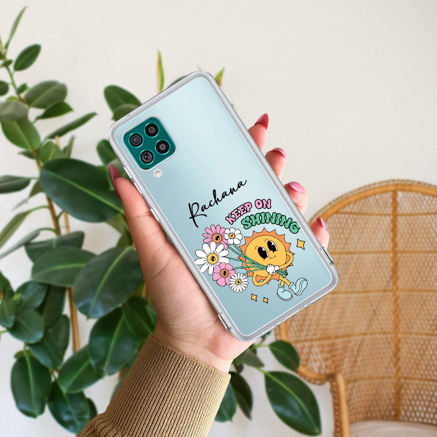 Keep Shining Customize Transparent Silicon Case For Samsung