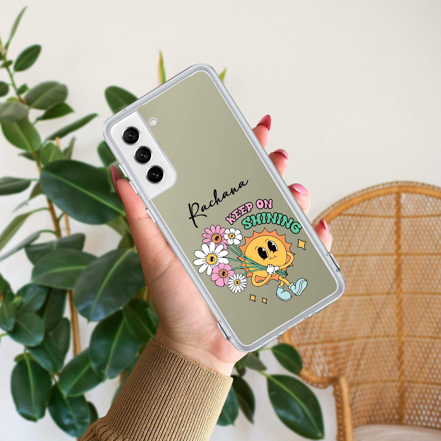 Keep Shining Customize Transparent Silicon Case For Samsung