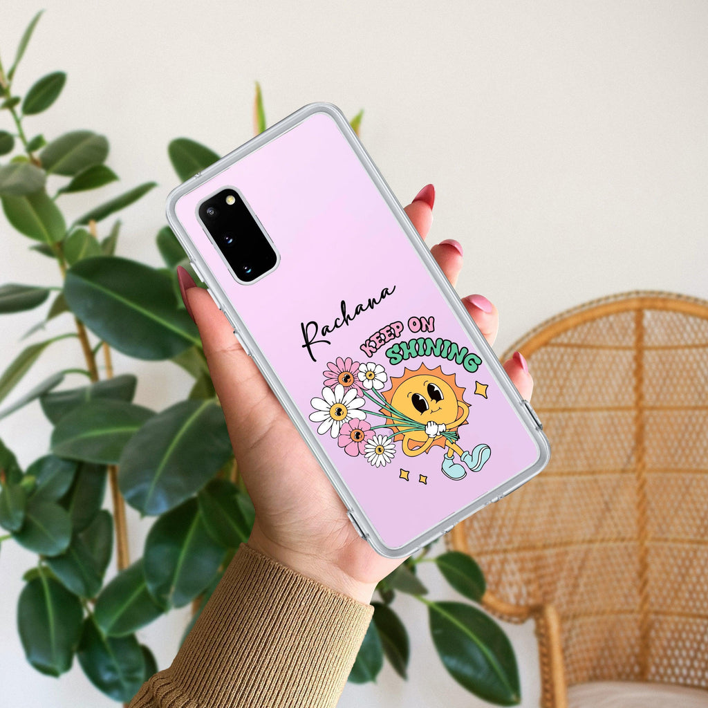 Keep Shining Customize Anti Yellow Case For Samsung Galaxy S20 FE