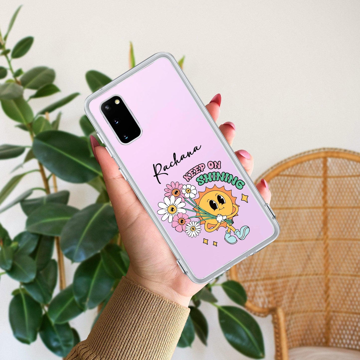 Keep Shining Customize Transparent Silicon Case For Samsung