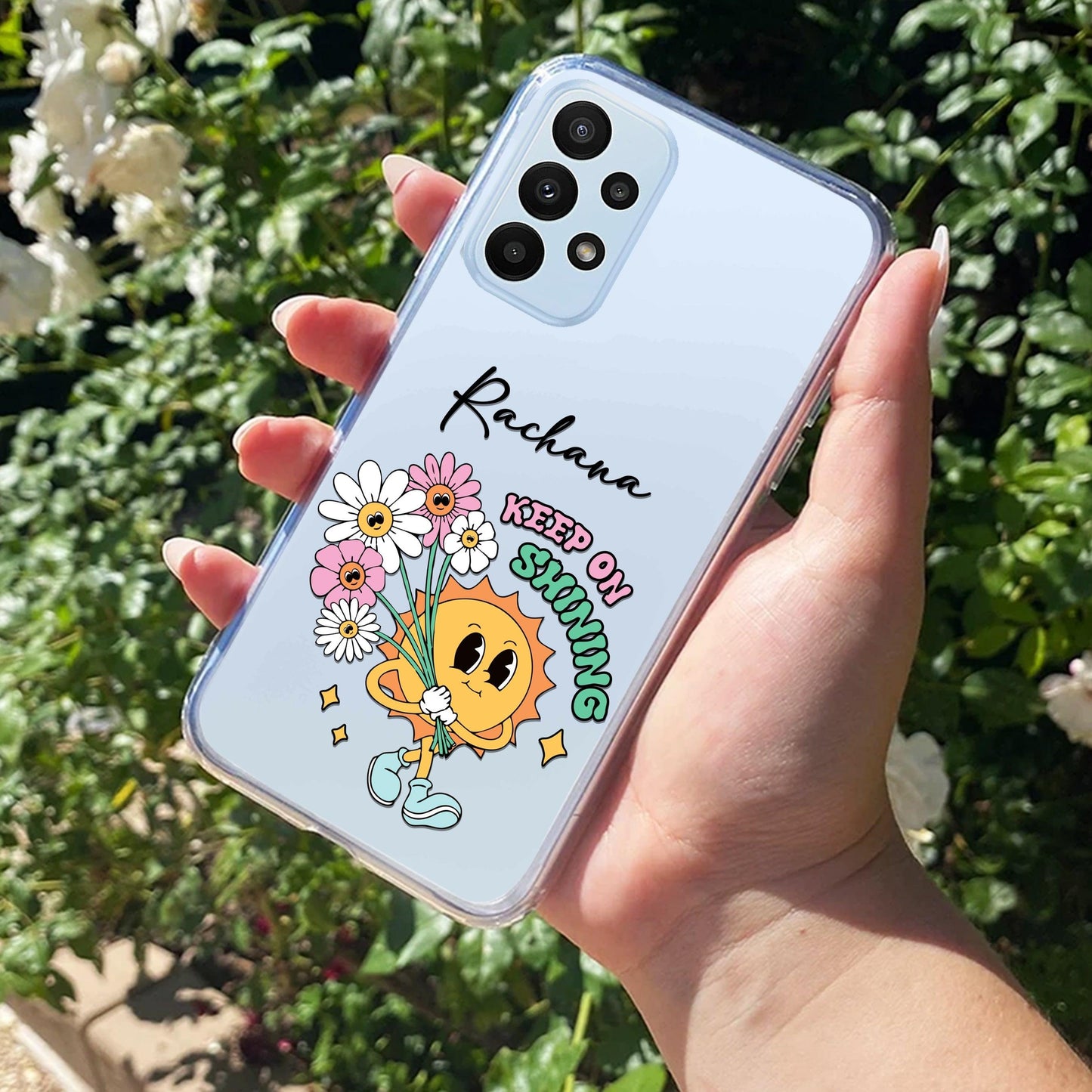 Keep Shining Customize Transparent Silicon Case For Samsung