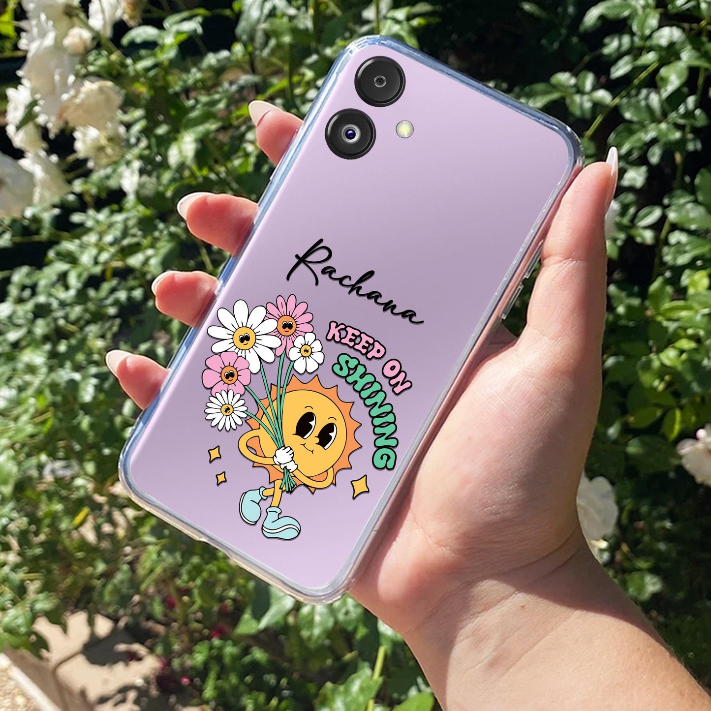 Keep Shining Customize Transparent Silicon Case For Samsung