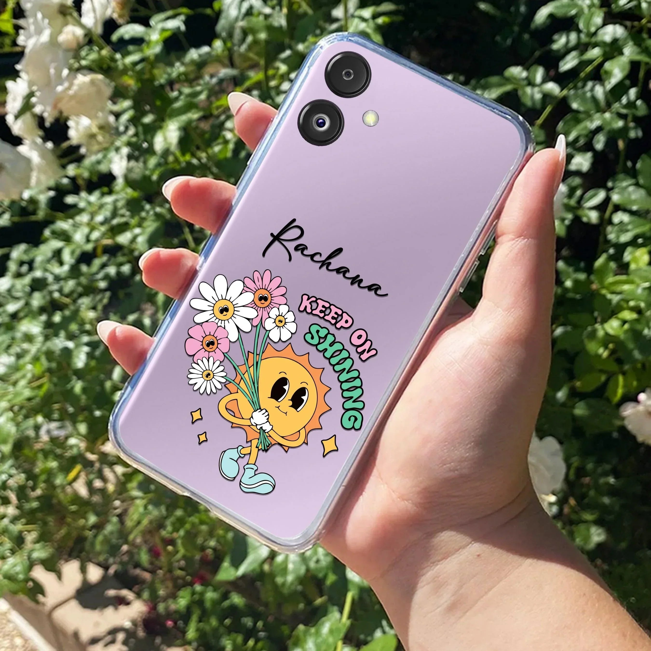 Keep Shining Customize Transparent Silicon Case For Samsung