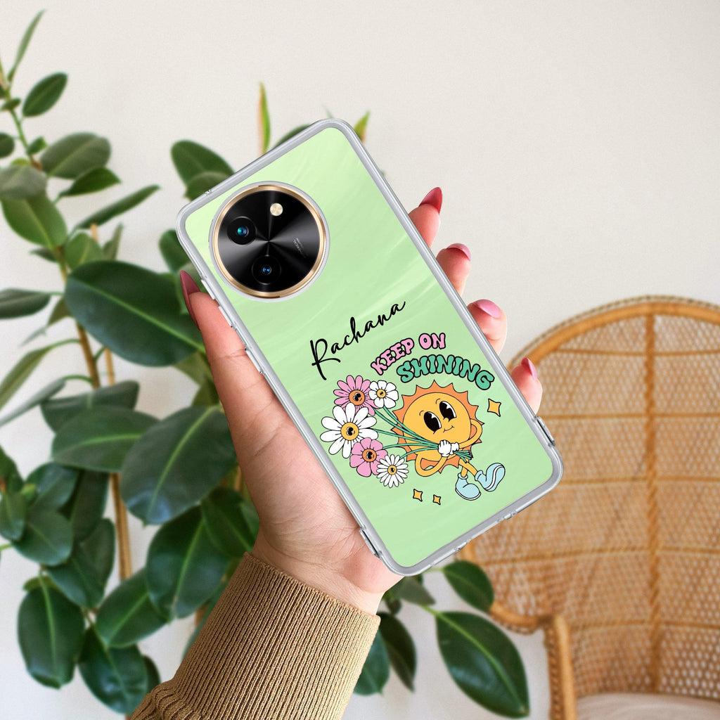 Keep Shining Customize Transparent Silicon Case For Vivo Y21 / Vivo Y21A / Vivo Y21E /Vivo Y21S/ Vivo Y21T