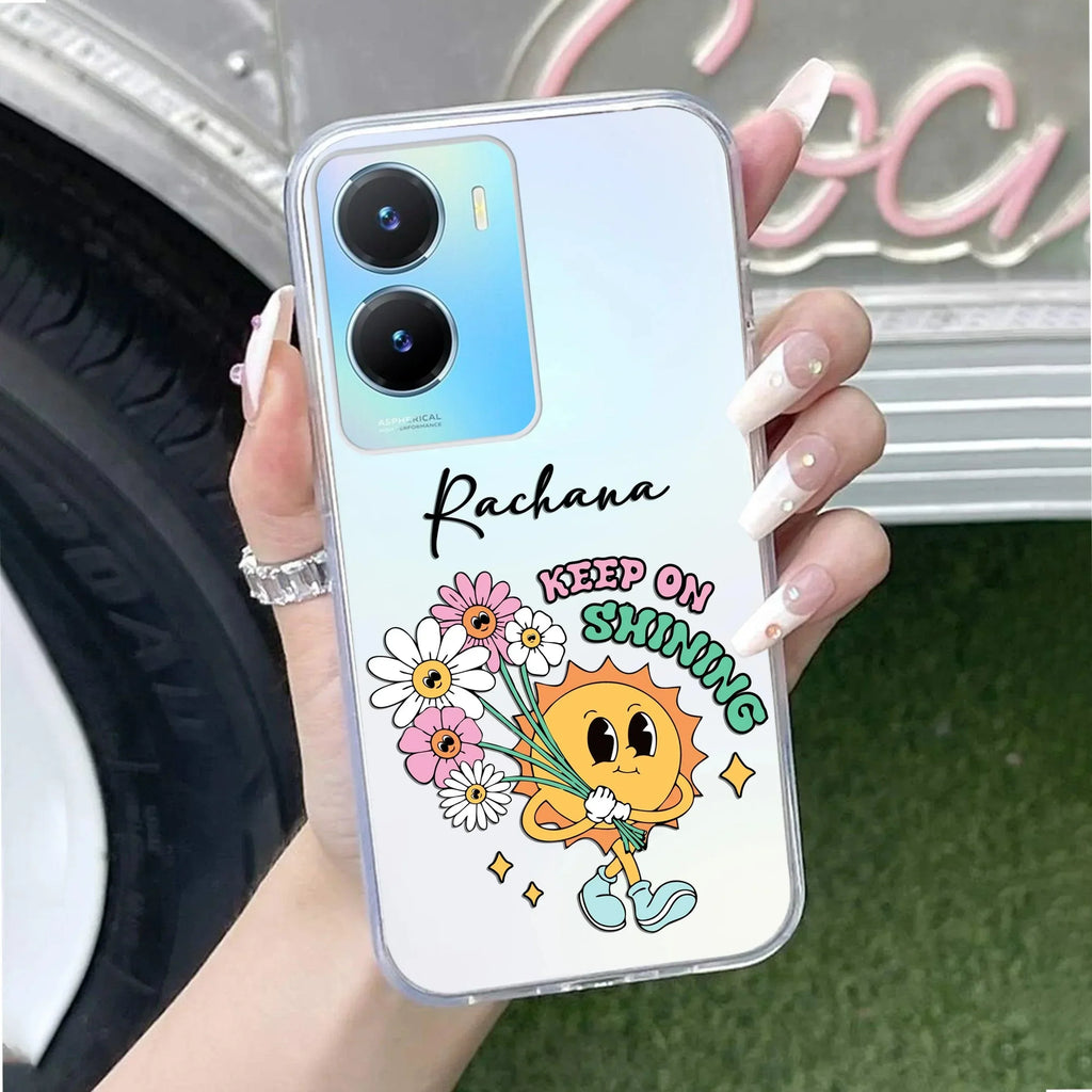 Keep Shining Customize Anti Yellow Case For Vivo Y16