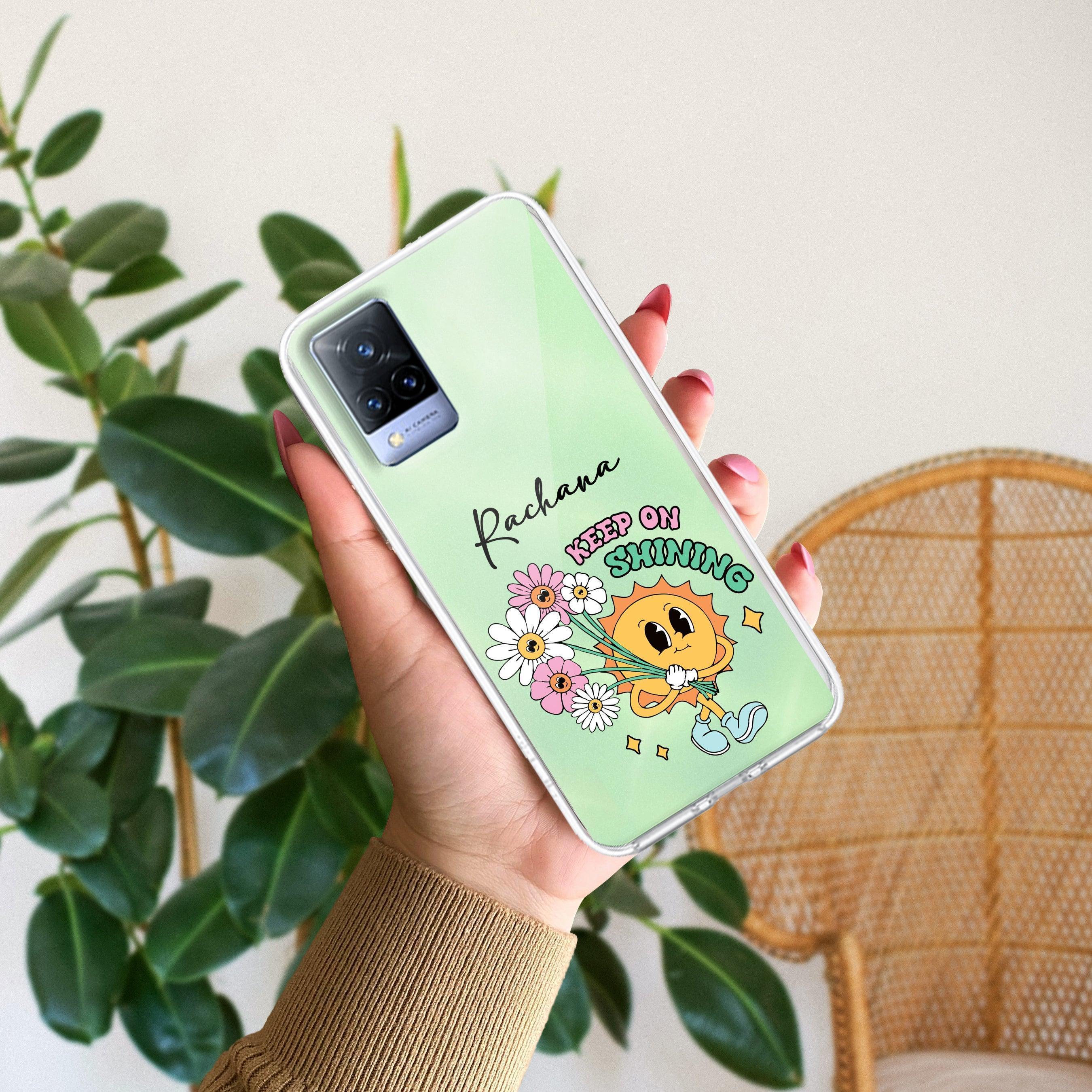 Keep Shining Customize Transparent Silicon Case For Vivo V20 SE