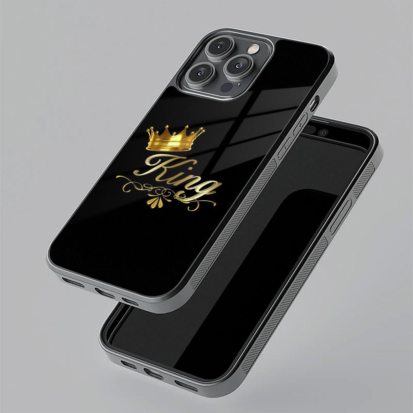 Cute King With Crown Glass Case For Realme/Narzo - ShopOnCliQ