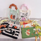 Snuggle Snail Knit Cloud Handle Phone Bag