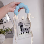 Gigi Giraffe Knit Cloud Handle Phone Bag