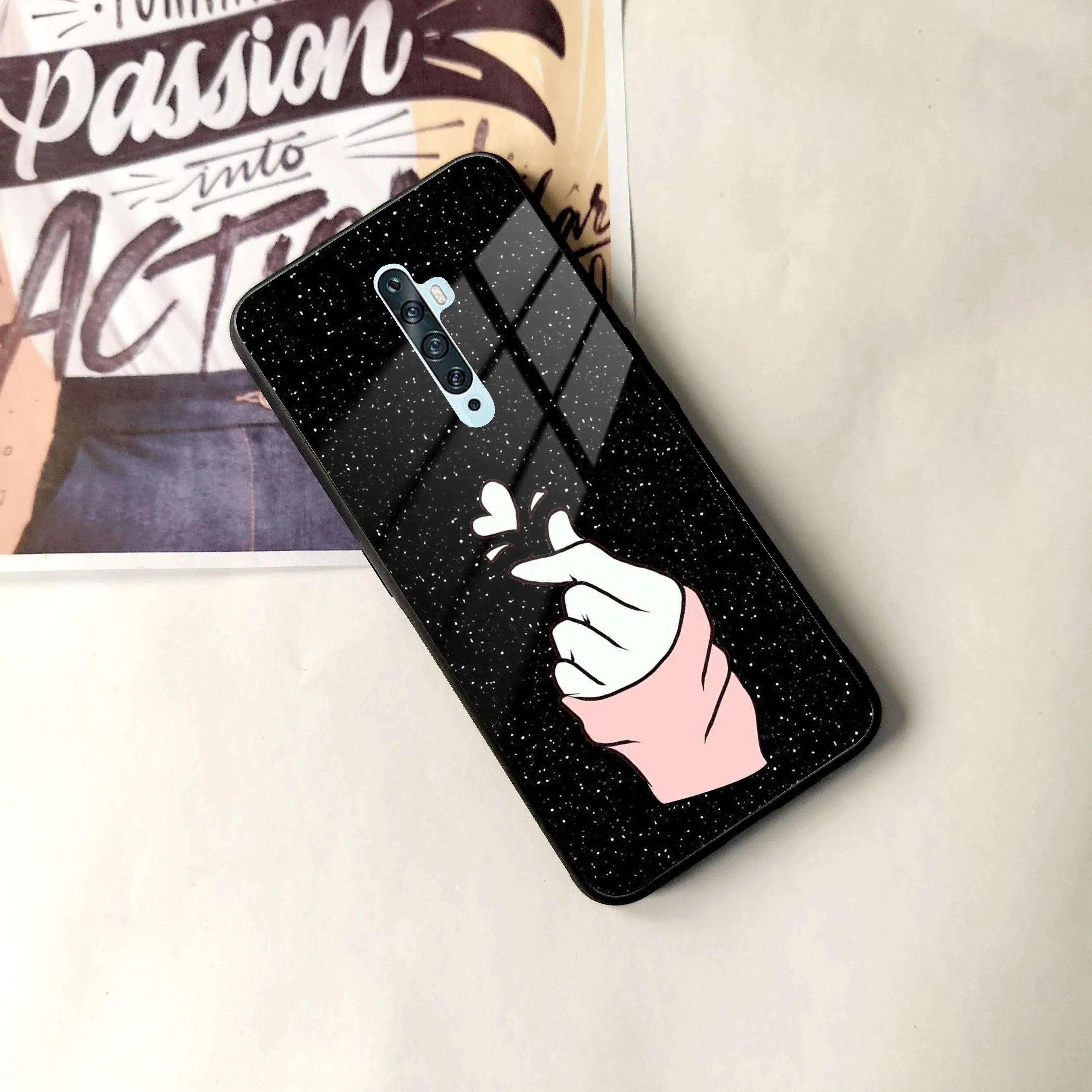 Kpop Love Glass Phone Case And Cover For Oppo - ShopOnCliQ