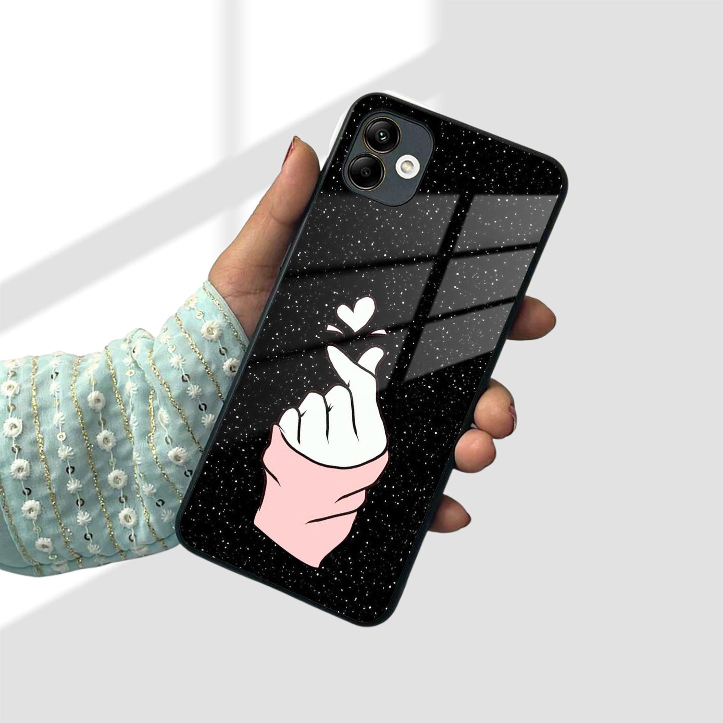 Kpop Love Glass Phone Case And Cover For Samsung