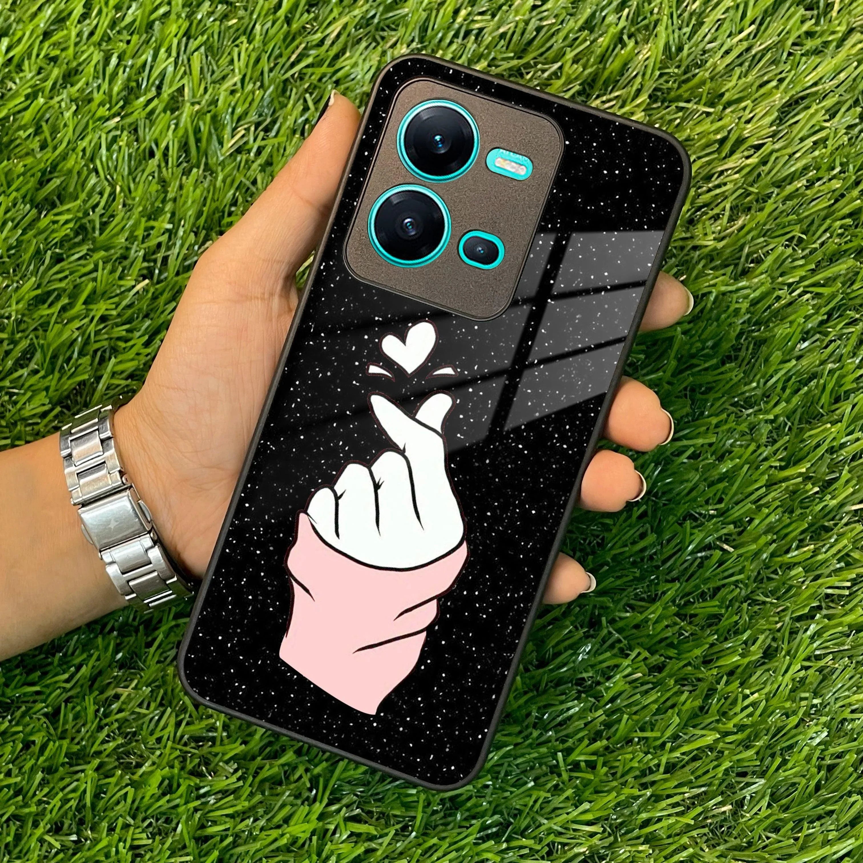 Kpop Love Glass Phone Case And Cover For Vivo - ShopOnCliQ