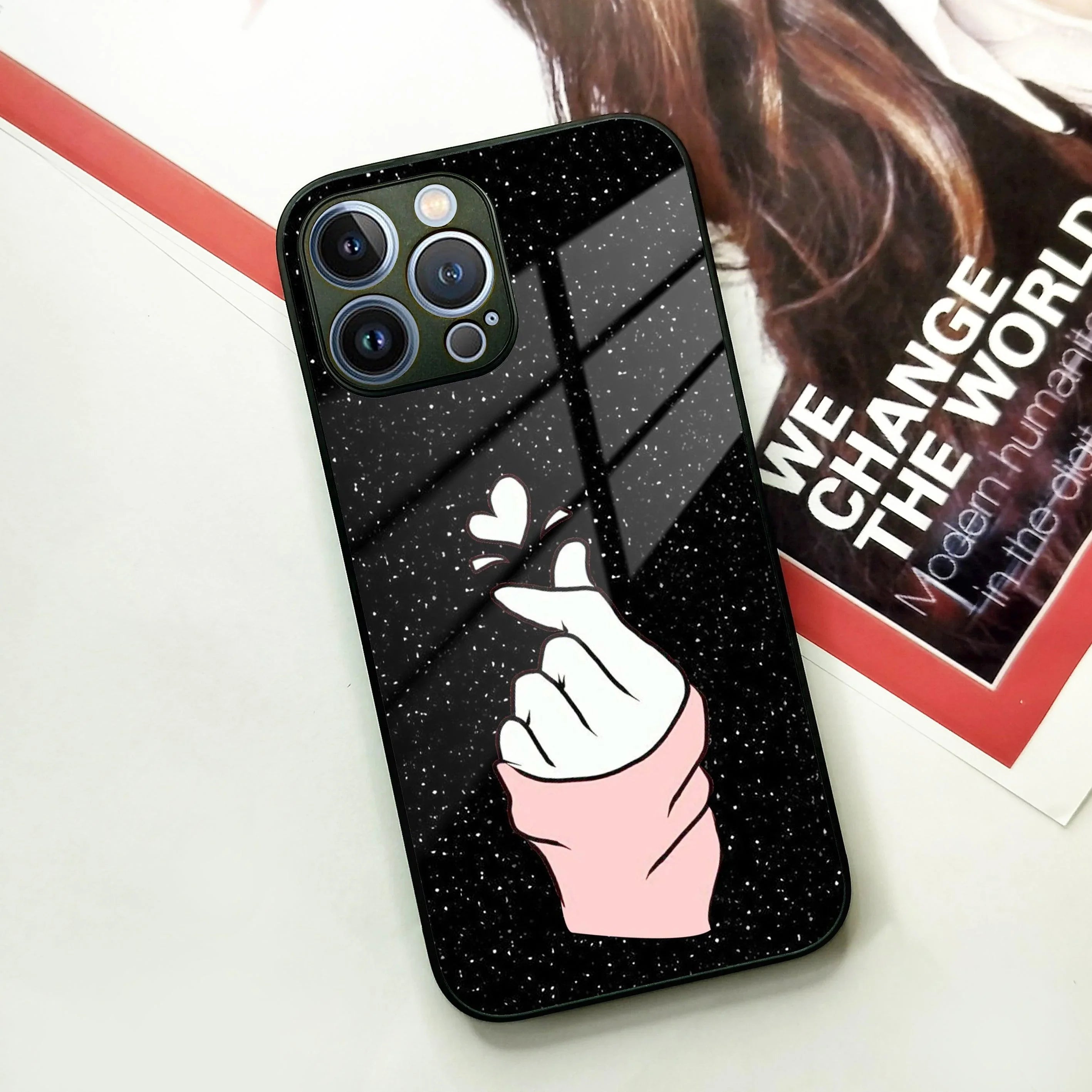 Kpop Love Glass Phone Case And Cover For iPhone - ShopOnCliQ