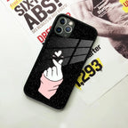 Kpop Love Glass Phone Case And Cover For iPhone - ShopOnCliQ