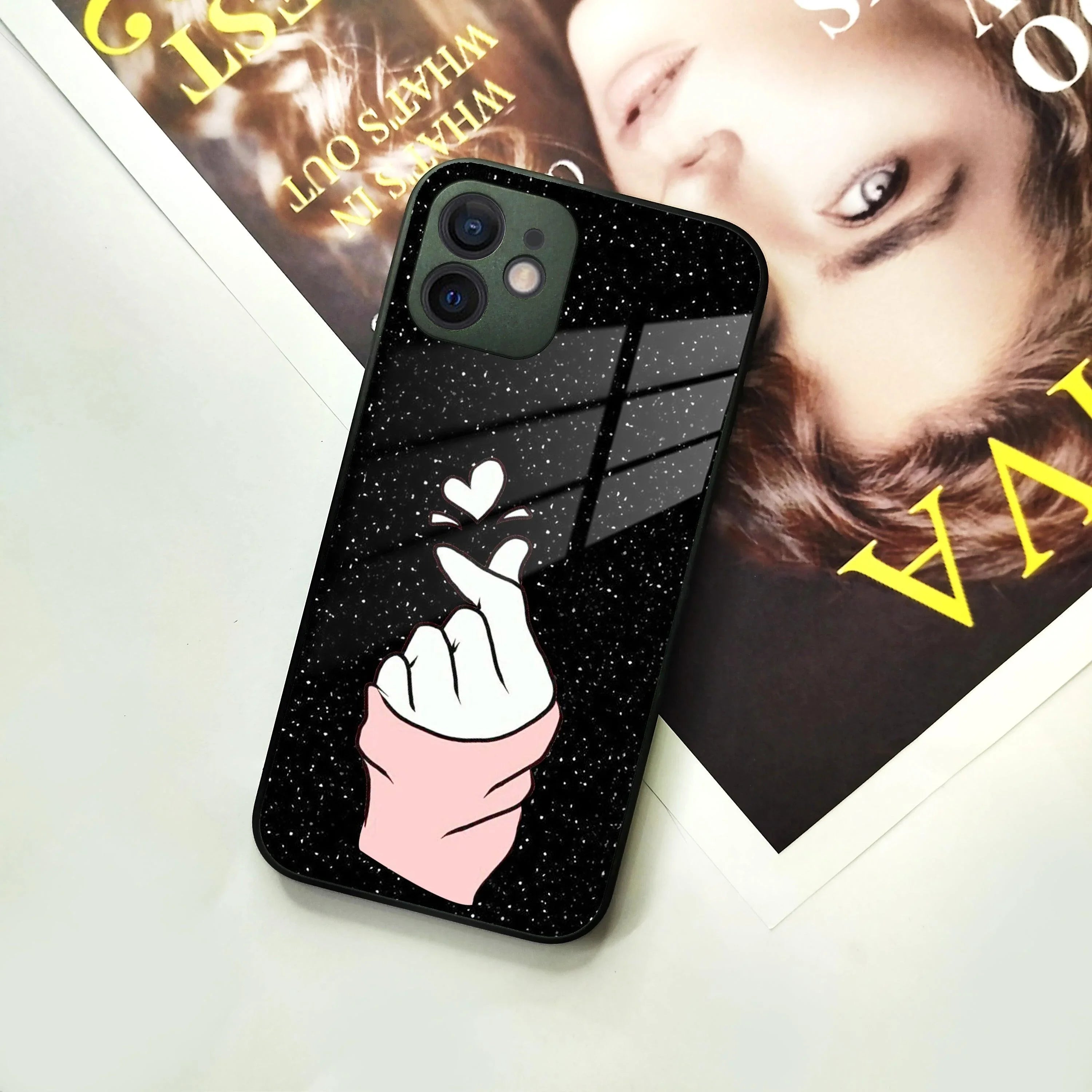 Kpop Love Glass Phone Case And Cover For iPhone - ShopOnCliQ