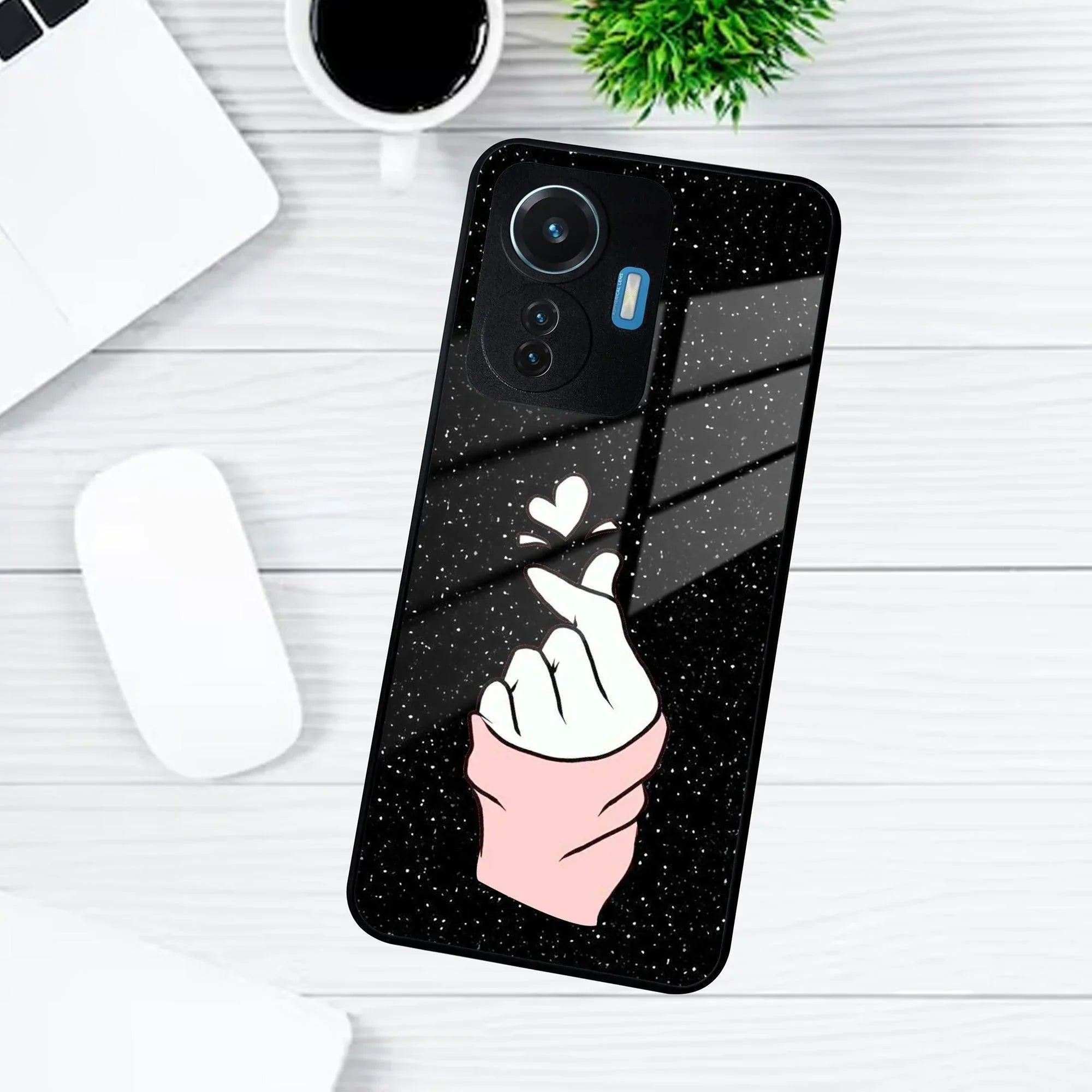 Kpop Love Glass Phone Case And Cover For iQOO - ShopOnCliQ