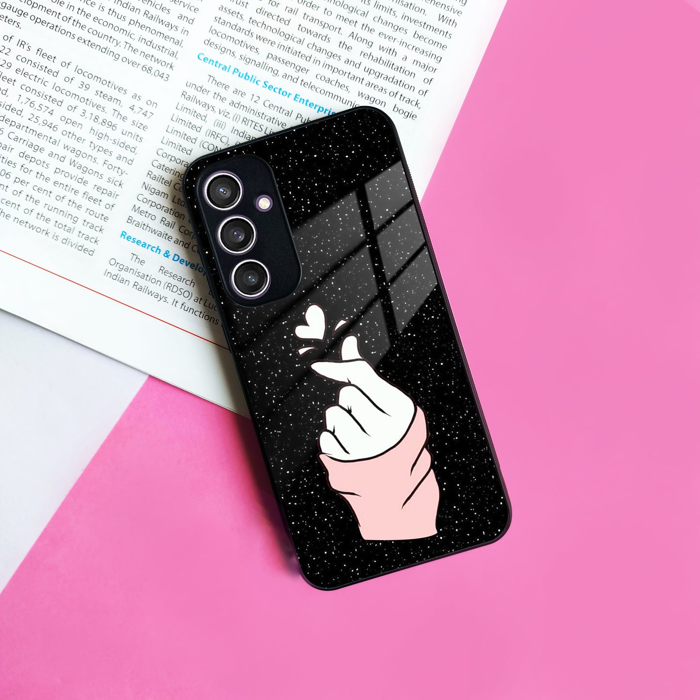 Kpop Love Glass Phone Case And Cover For Samsung