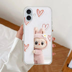 Labubu Transparent Silicon Case For Oppo Reno 11 Pro 5G