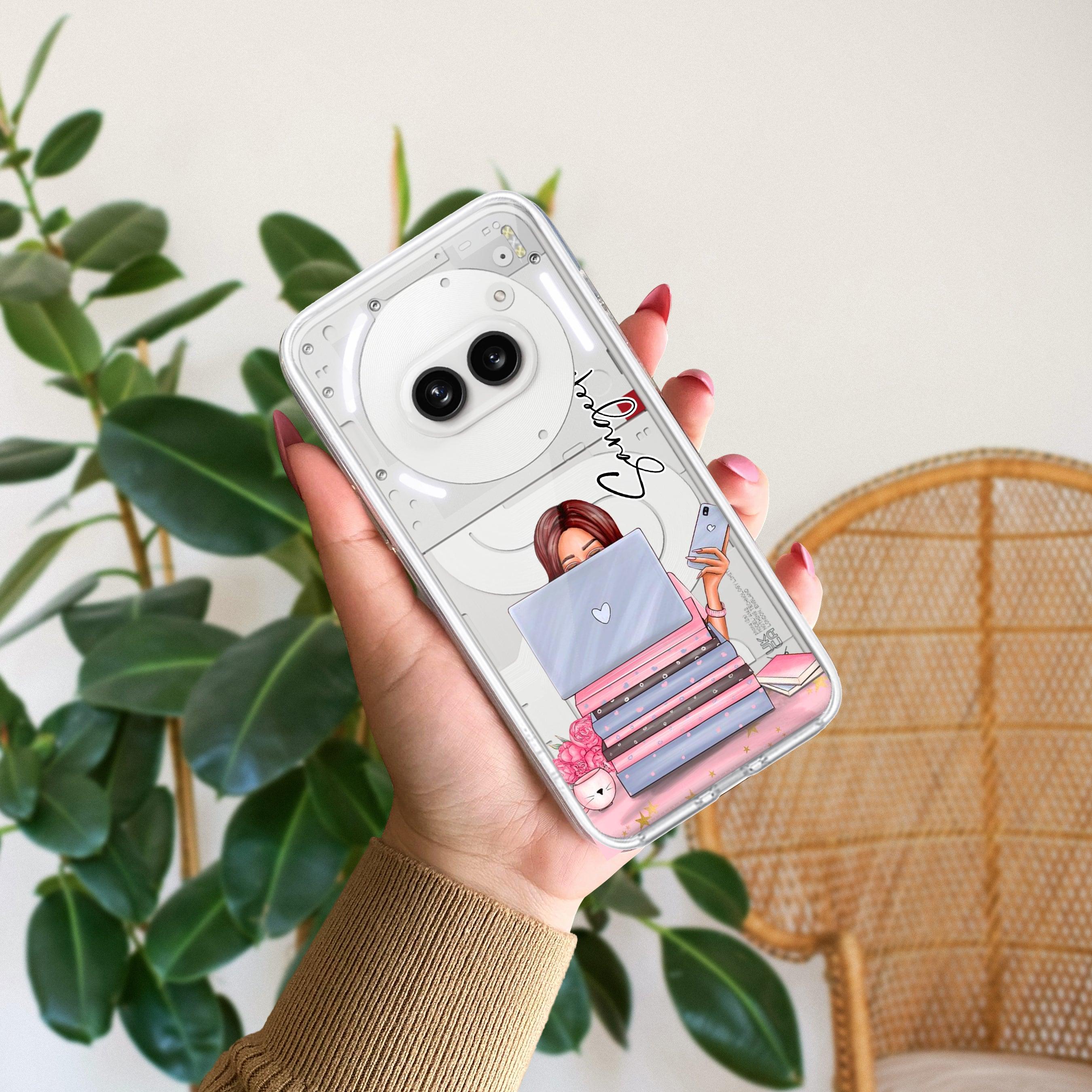 Lady Planner Customize Transparent Silicon Case For Nothing - ShopOnCliQ