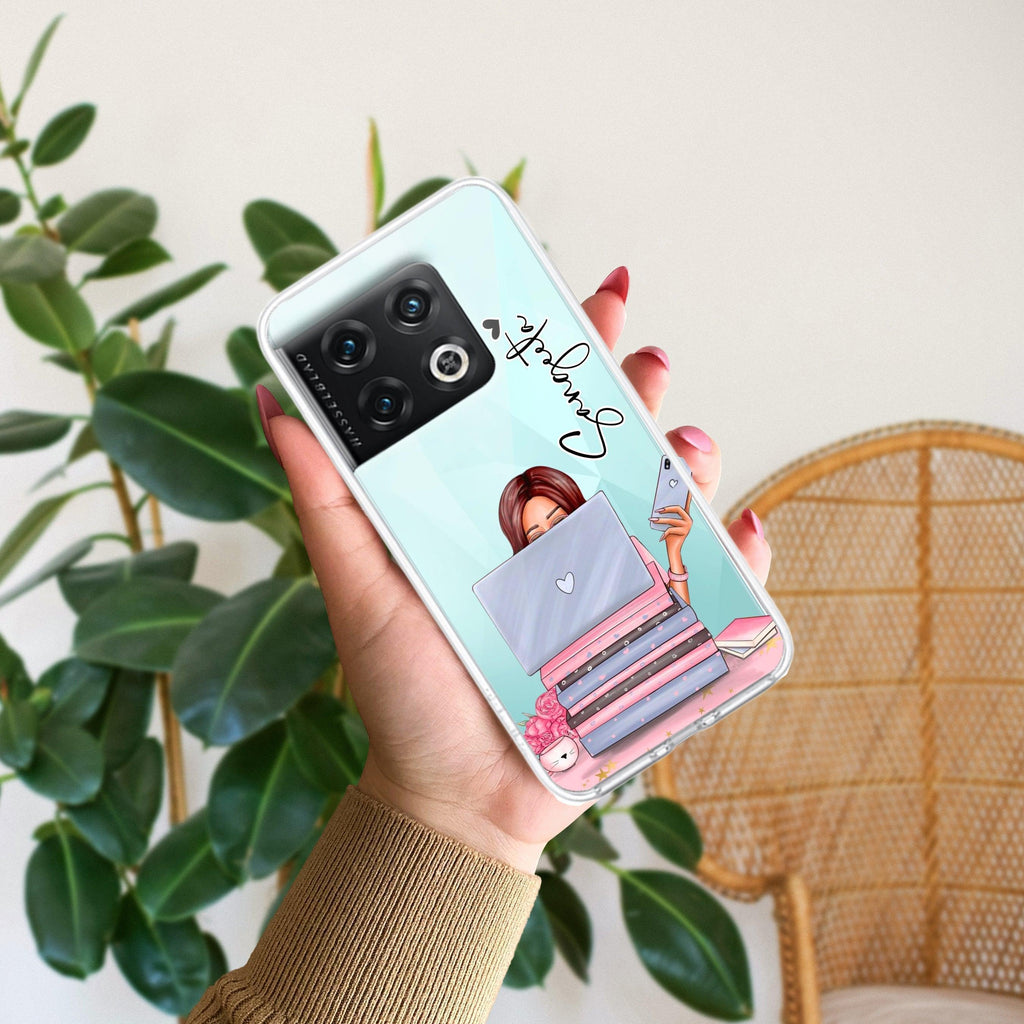 Lady Planner Customize Anti Yellow Case For OnePlus 10 Pro 5G