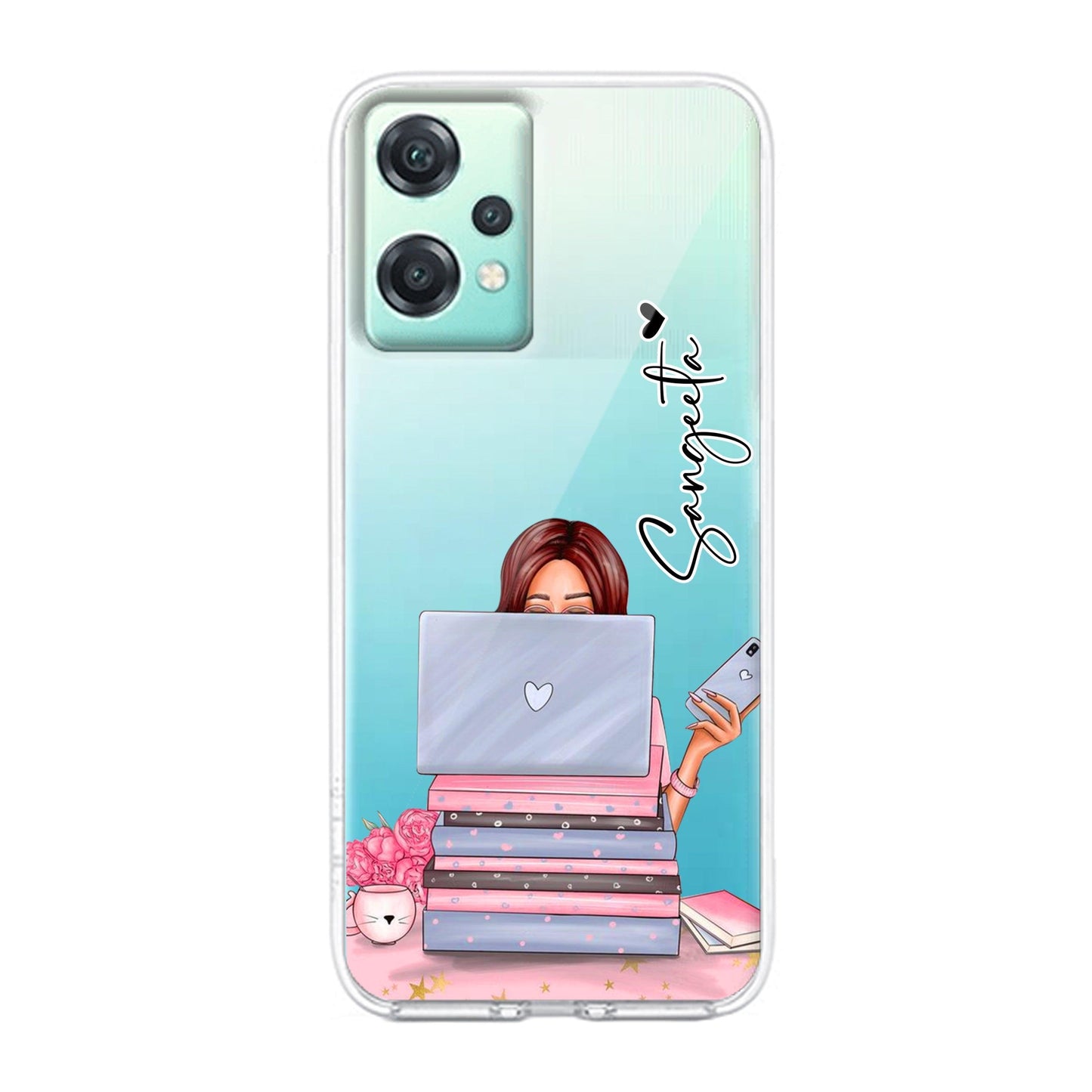 Lady Planner Customize Transparent Silicon Case For OnePlus