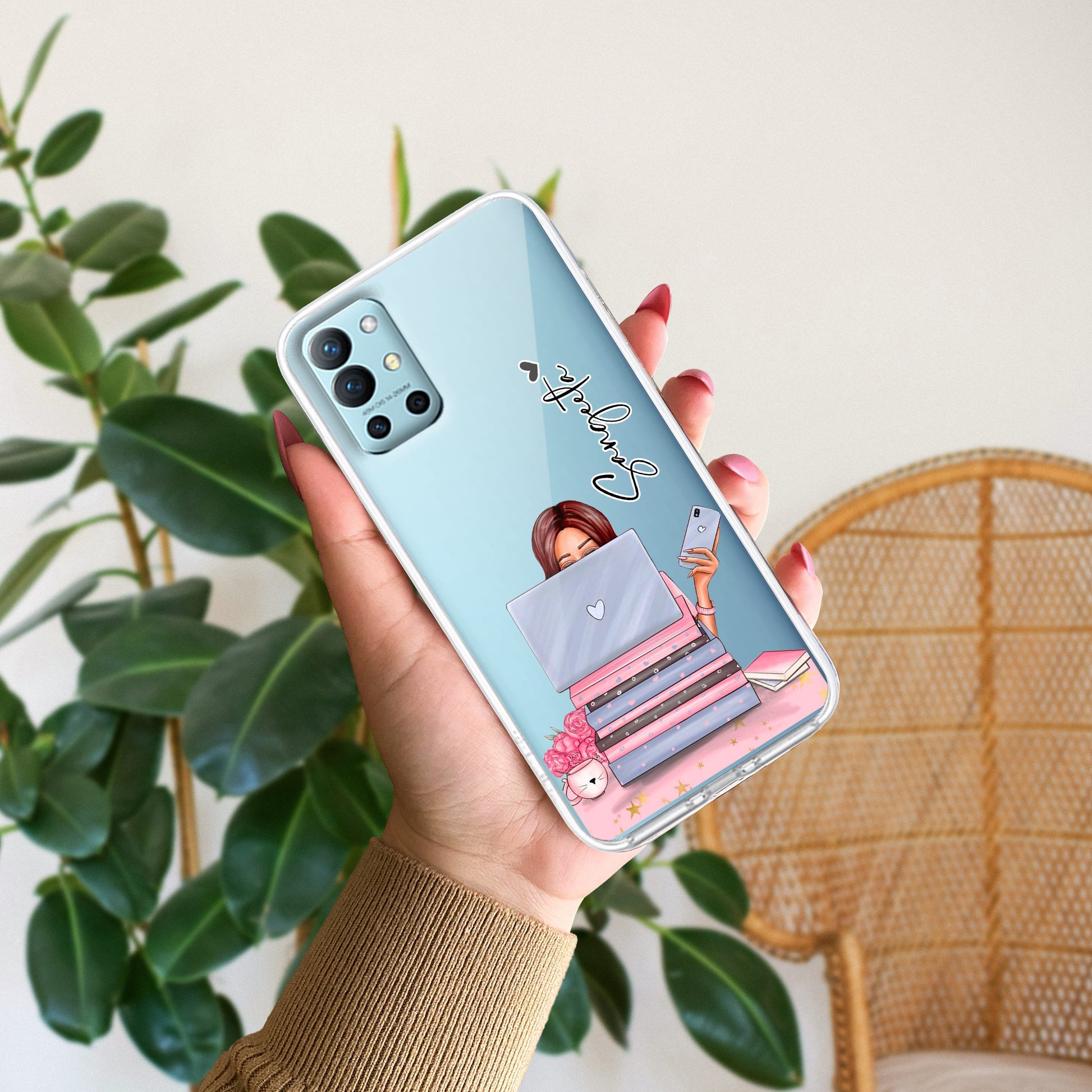 Lady Planner Customize Transparent Silicon Case For OnePlus ShopOnCliQ