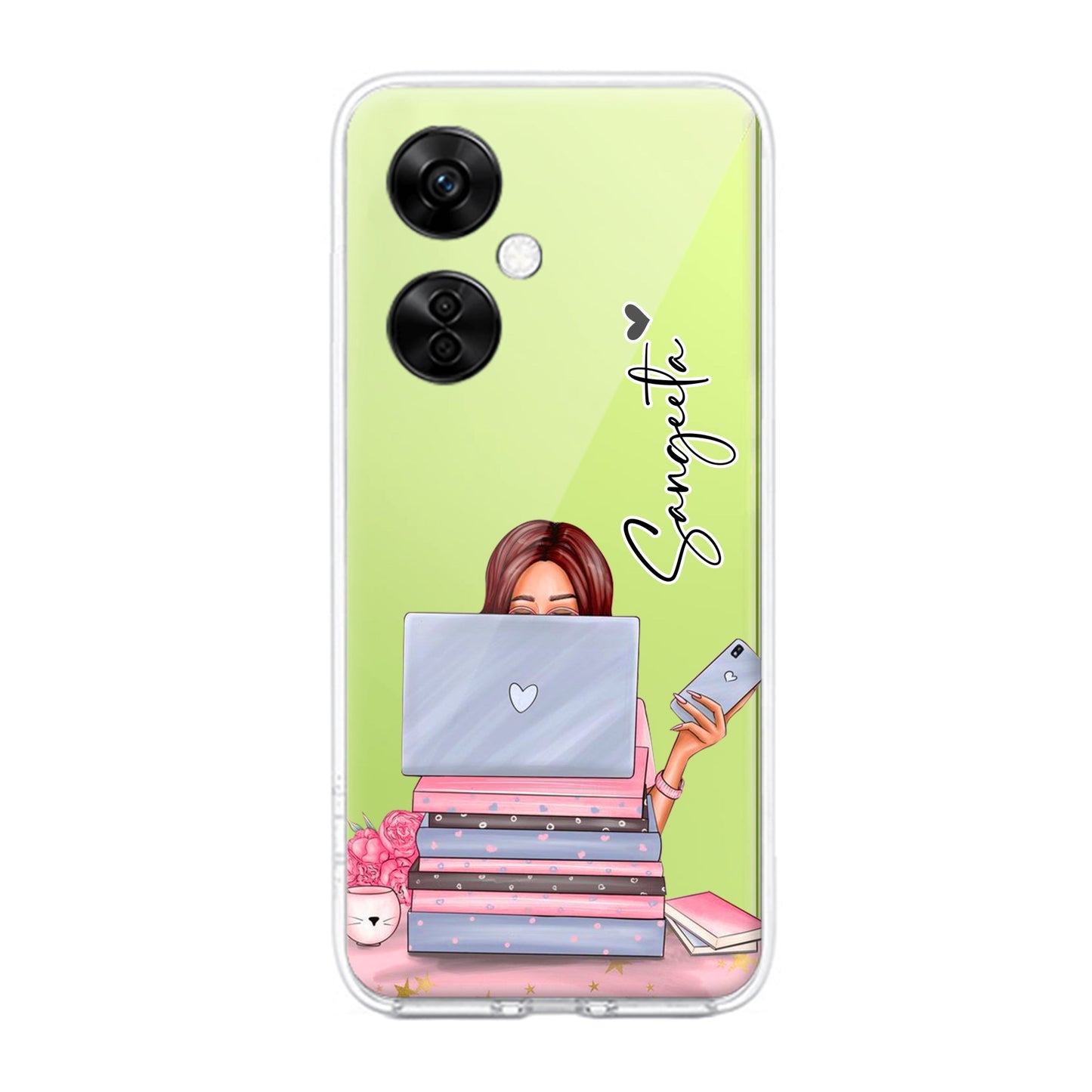 Lady Planner Customize Transparent Silicon Case For OnePlus ShopOnCliQ