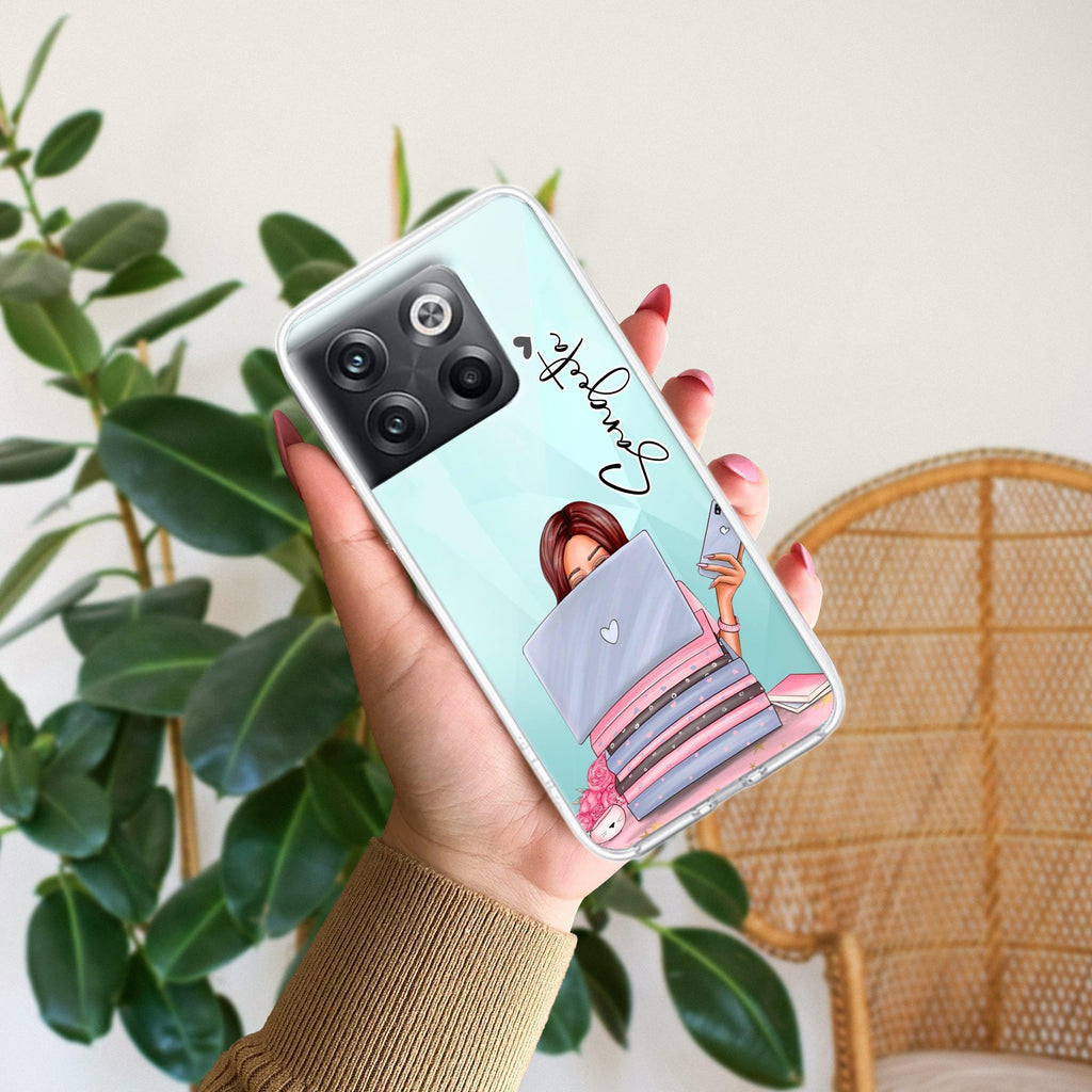 Lady Planner Customize Anti Yellow Case For OnePlus 10T 5G